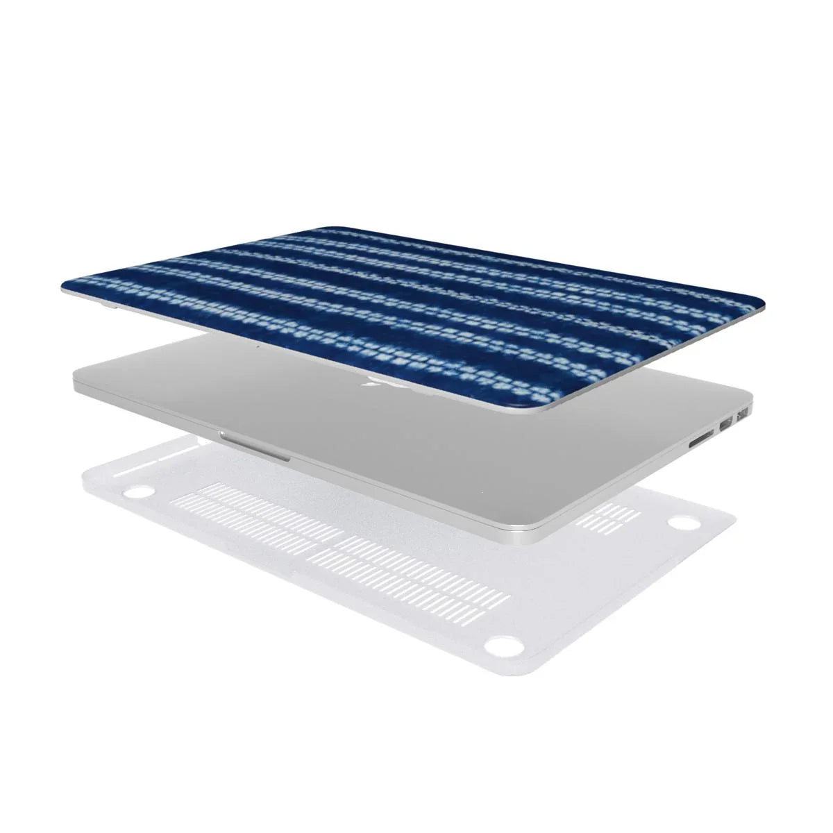 Osaka Wave Shibori MacBook Case - The Global Wanderer
