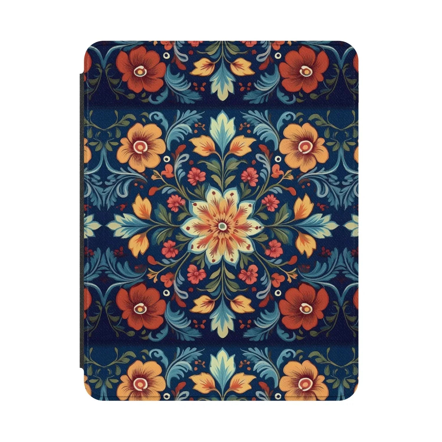 Oslo Midnight Rosemaling iPad Case - The Global Wanderer