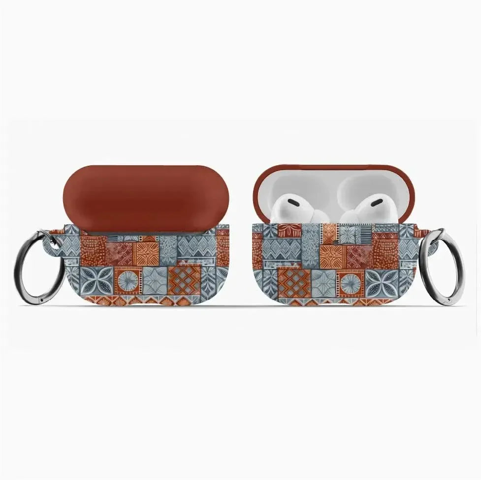 Pacific Islands Tapa Cloth AirPod Pro Case - The Global Wanderer