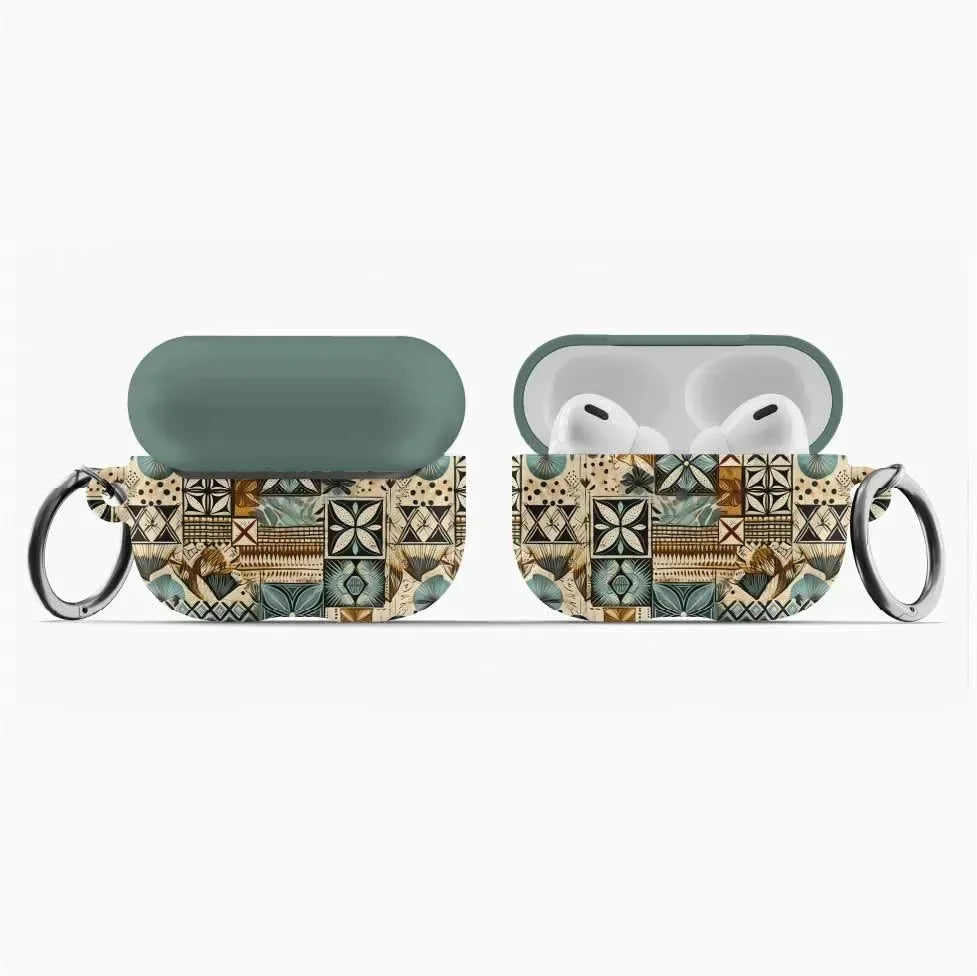 Pacific Islands Tapa Cloth AirPod Pro Case - The Global Wanderer