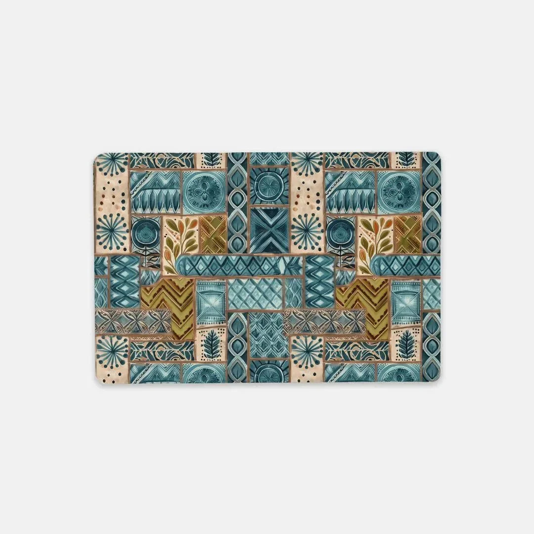 Pacific Islands Tapa Cloth Desk Mat - The Global Wanderer