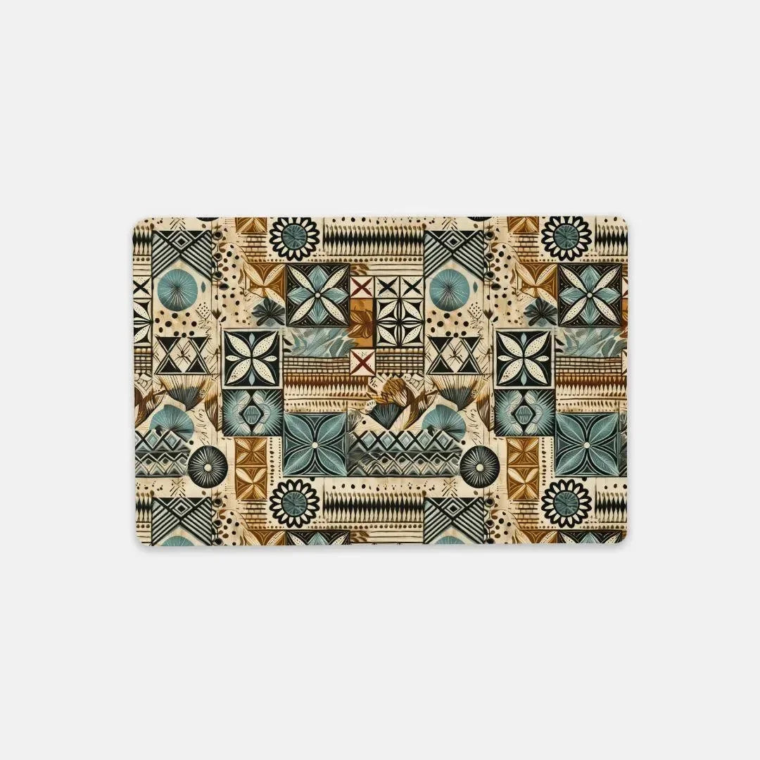 Pacific Islands Tapa Cloth Desk Mat - The Global Wanderer