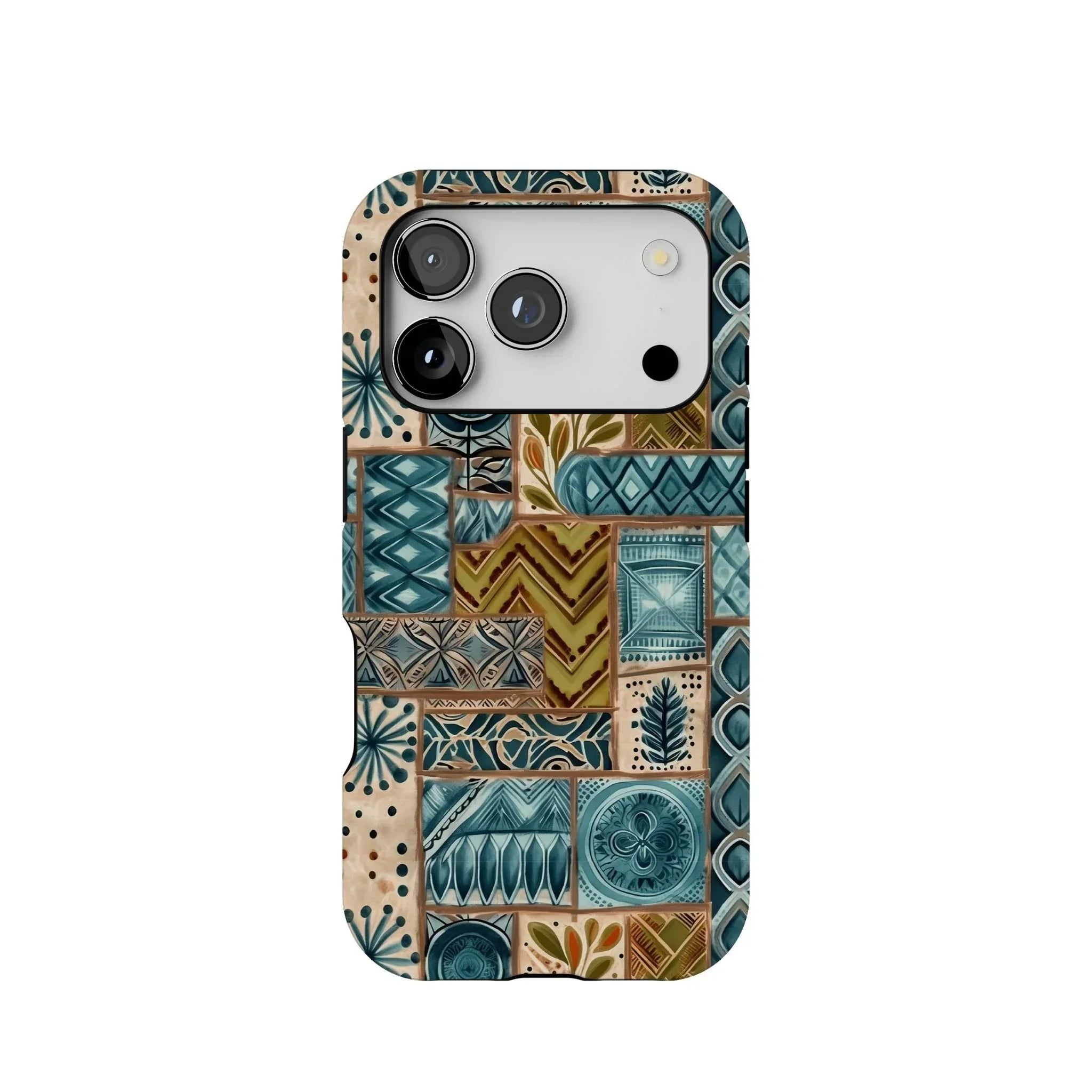 Pacific Islands Tapa Cloth Tough MagSafe iPhone Case - The Global Wanderer