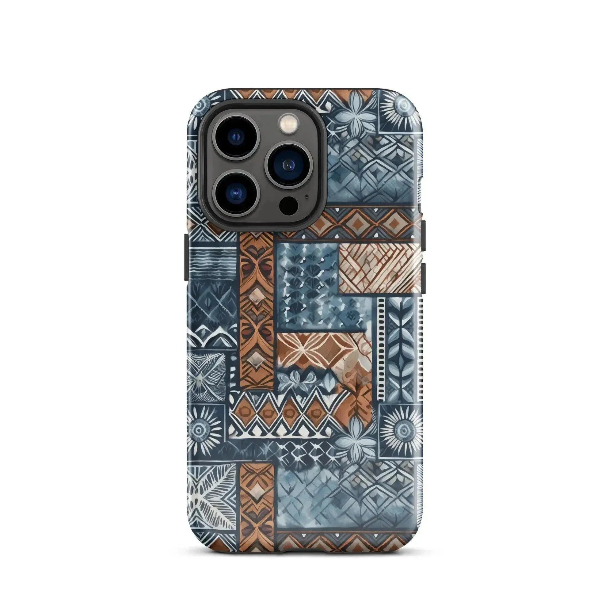 Pacific Islands Tapa Cloth Tough MagSafe iPhone® Case - The Global Wanderer