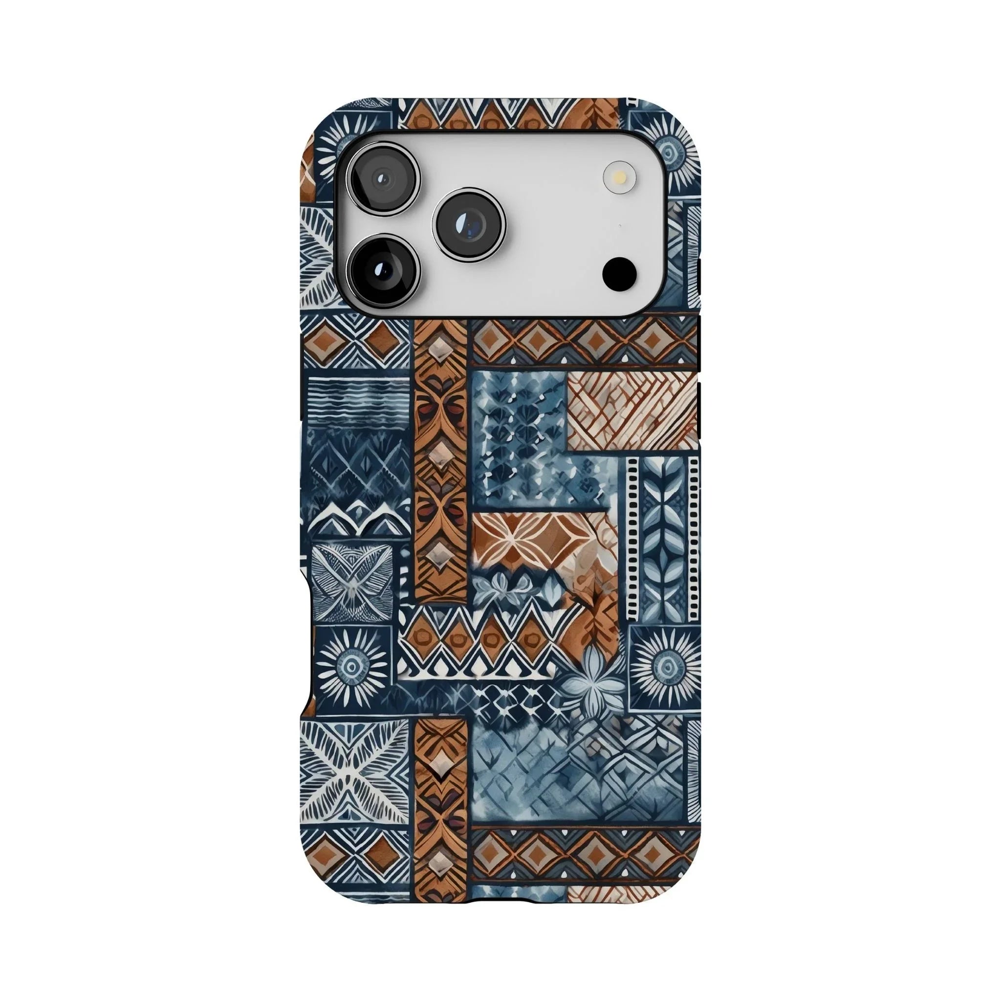 Pacific Islands Tapa Cloth Tough MagSafe iPhone Case - The Global Wanderer