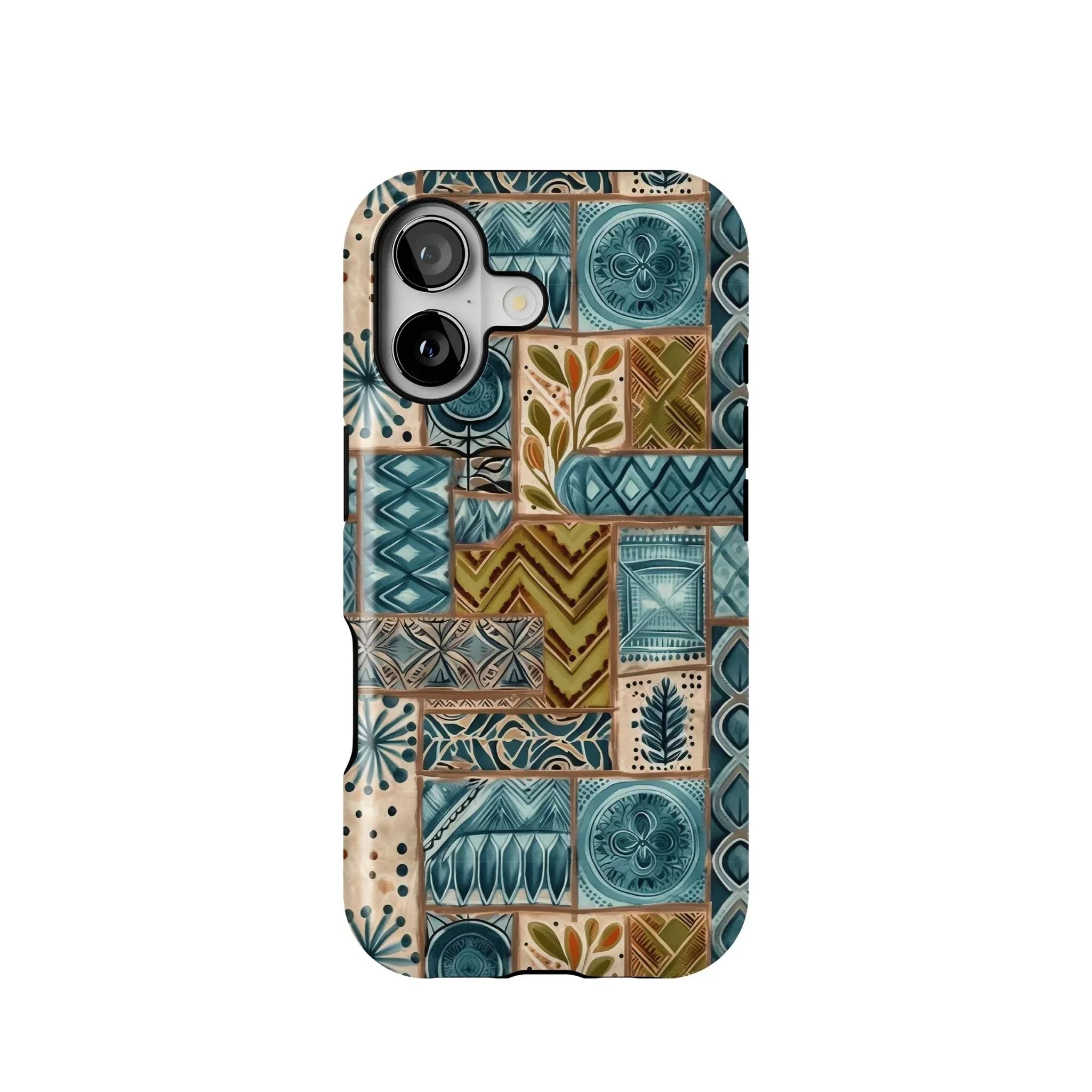 Pacific Islands Tapa Cloth Tough MagSafe iPhone Case - The Global Wanderer