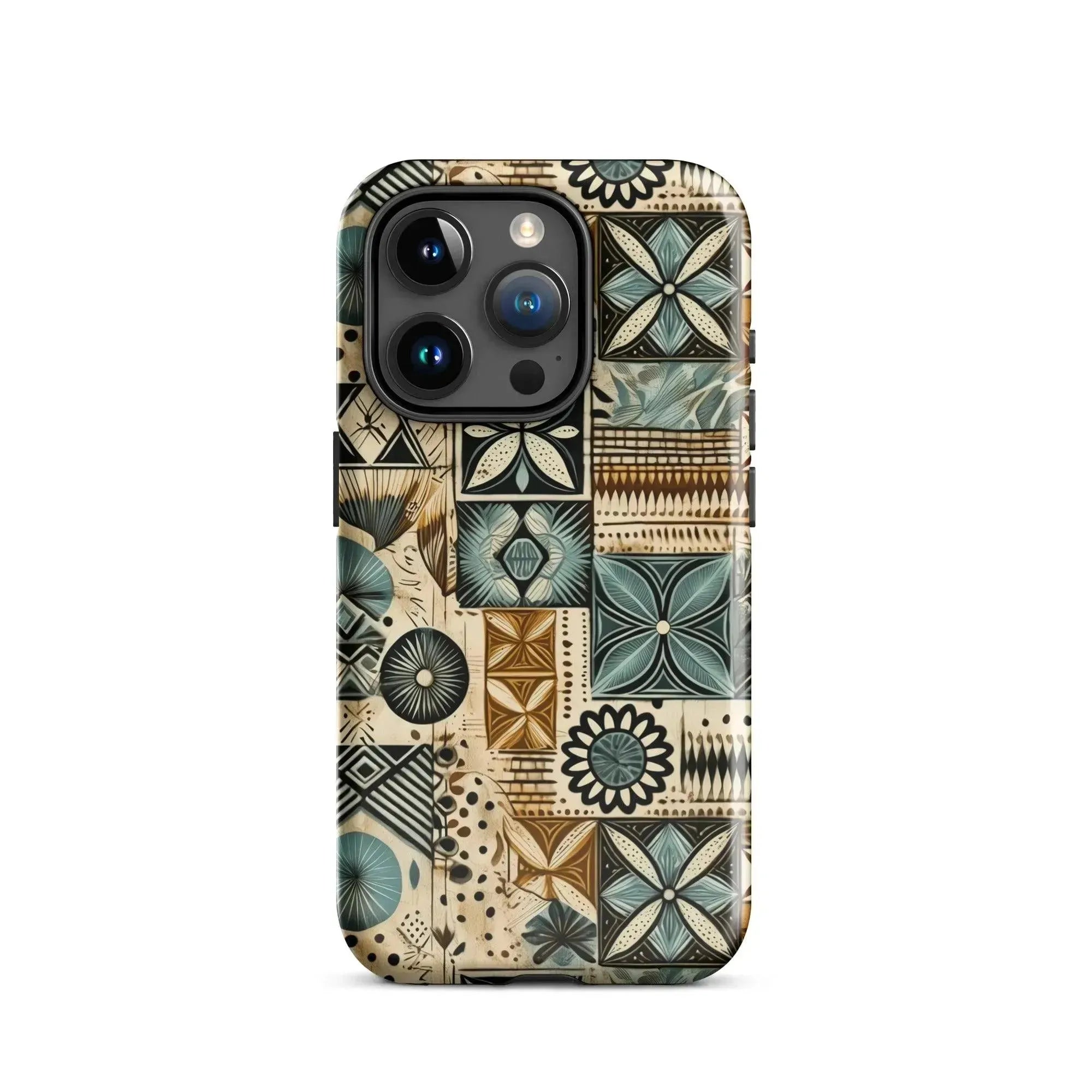 Pacific Islands Tapa Cloth Tough MagSafe iPhone® Case - The Global Wanderer
