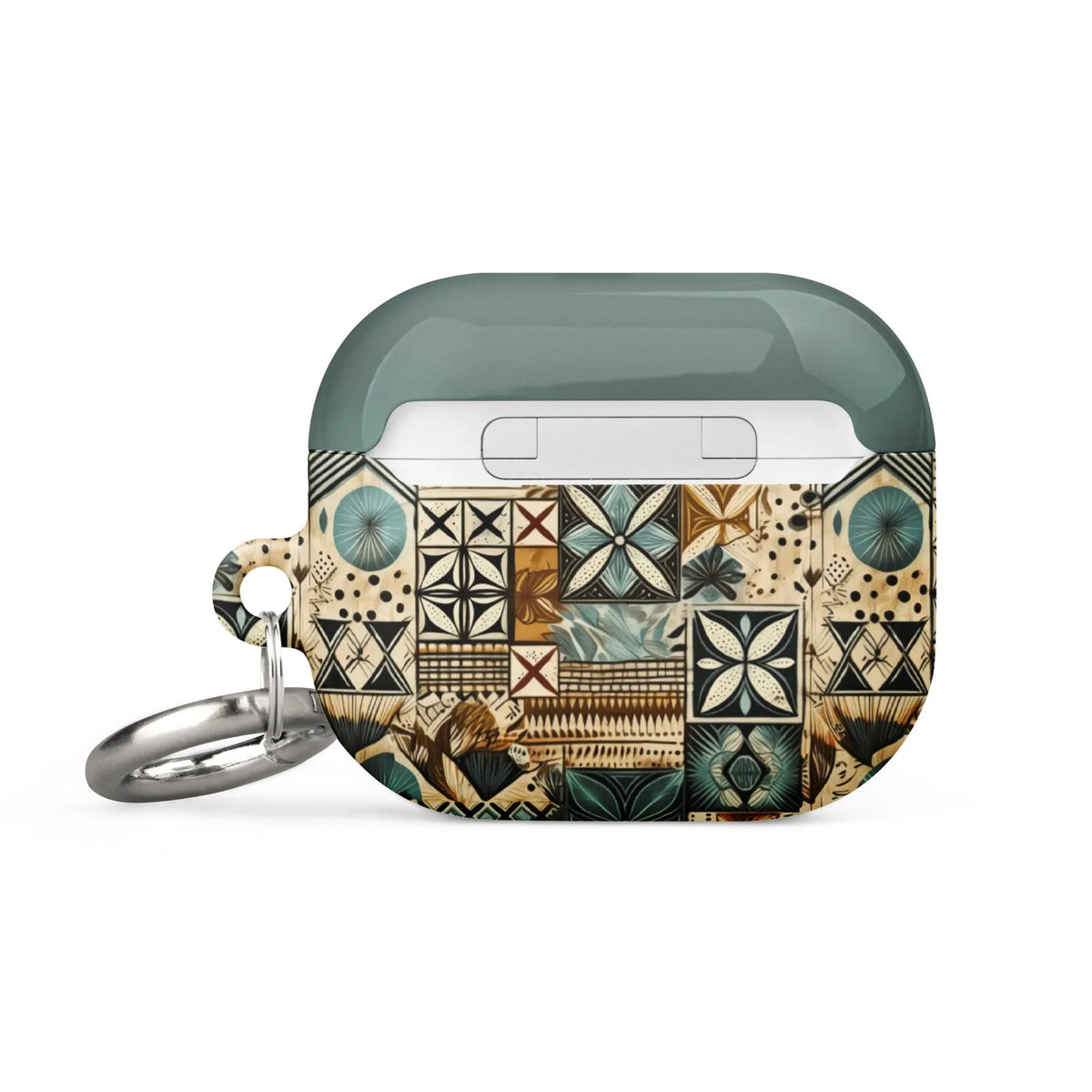 Palm Shadow Tapa Cloth AirPods 3 Case - The Global Wanderer