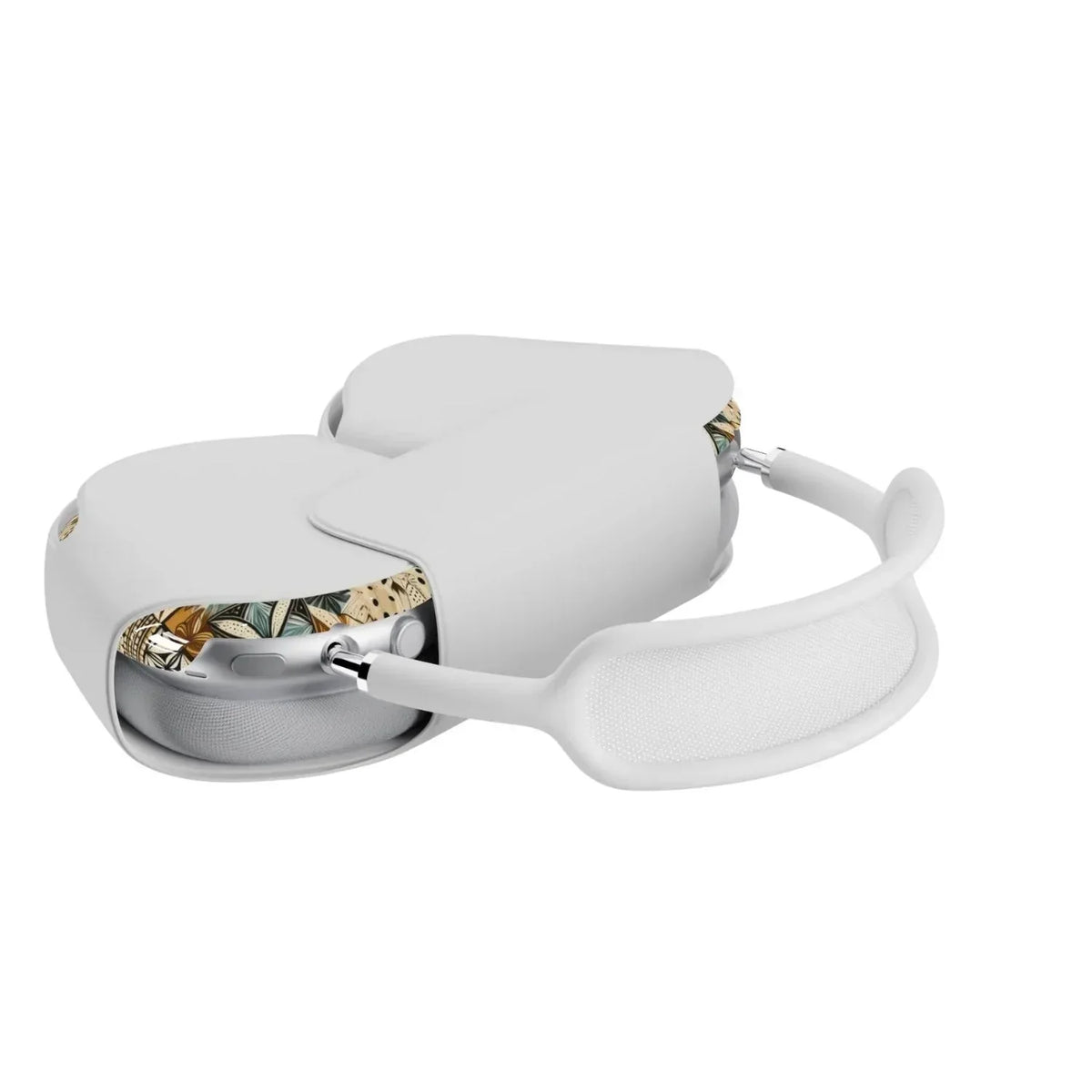 Palm Shadow Tapa Cloth AirPods Max Case - The Global Wanderer