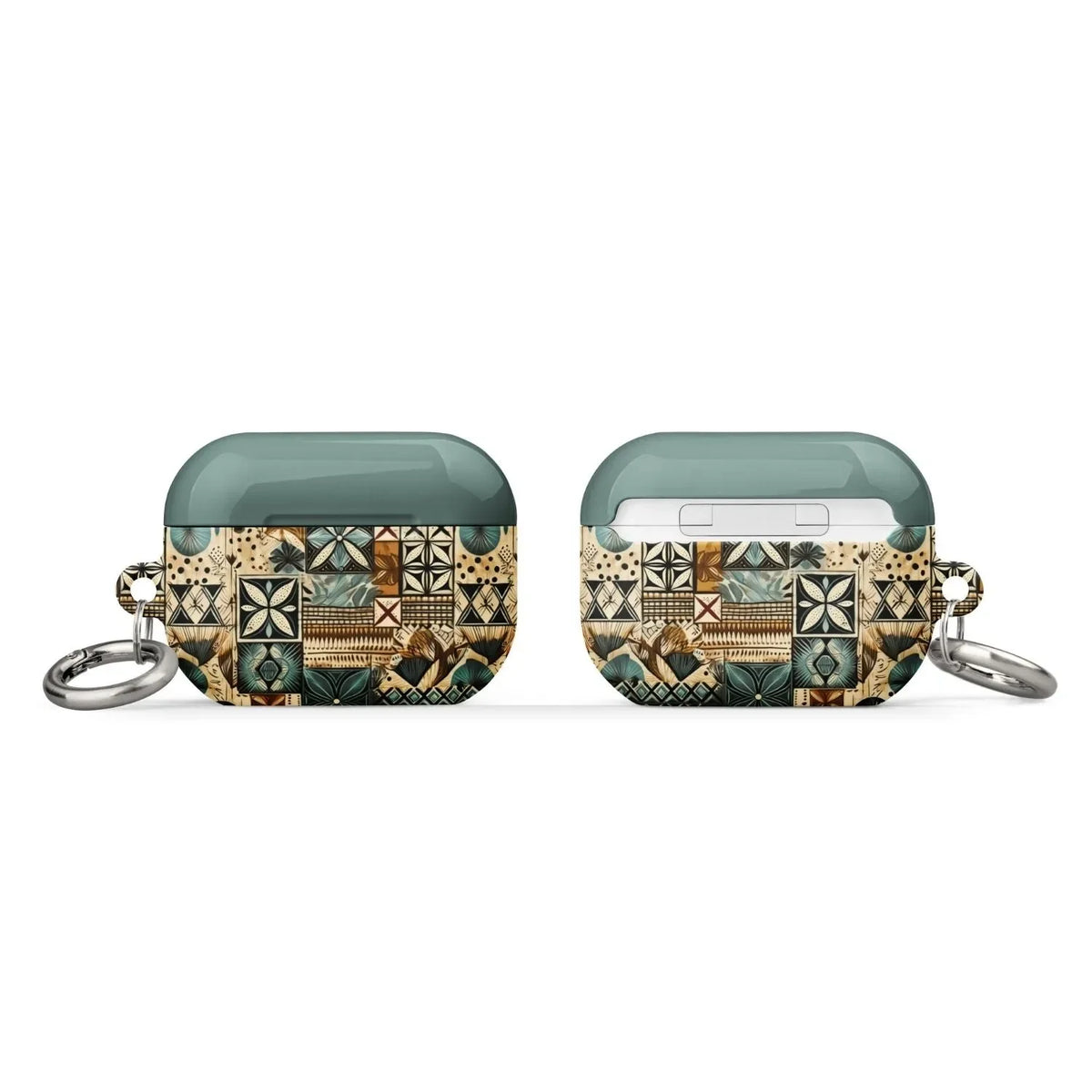 Palm Shadow Tapa Cloth AirPods Pro 2 Case - The Global Wanderer