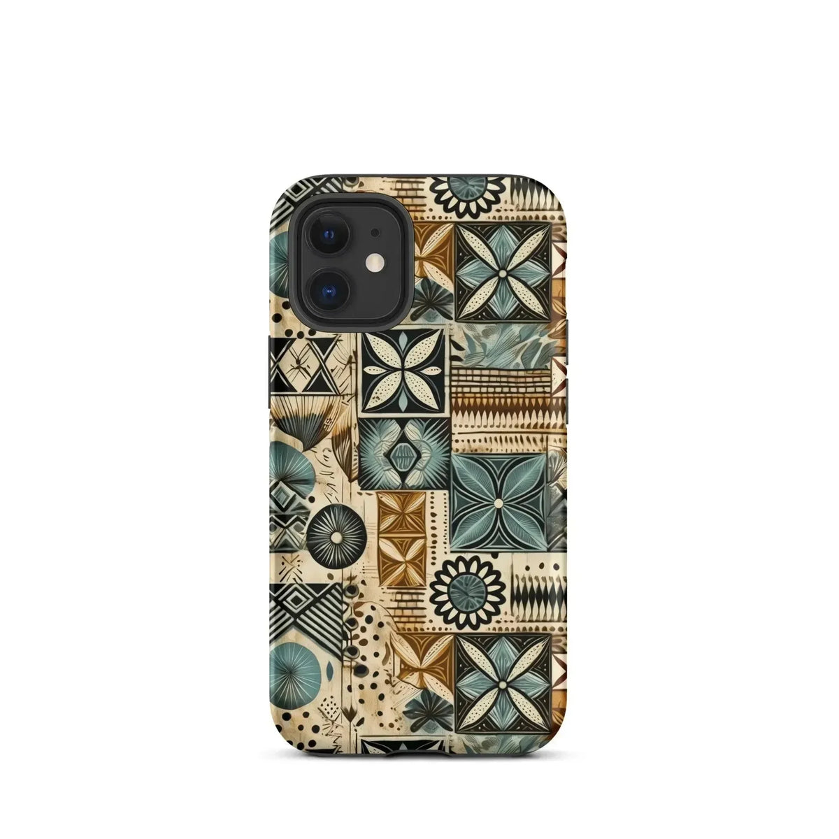 Palm Shadow Tapa Cloth iPhone Case - The Global Wanderer