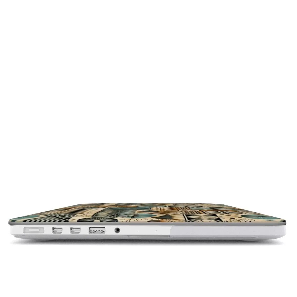 Palm Shadow Tapa Cloth MacBook Case - The Global Wanderer