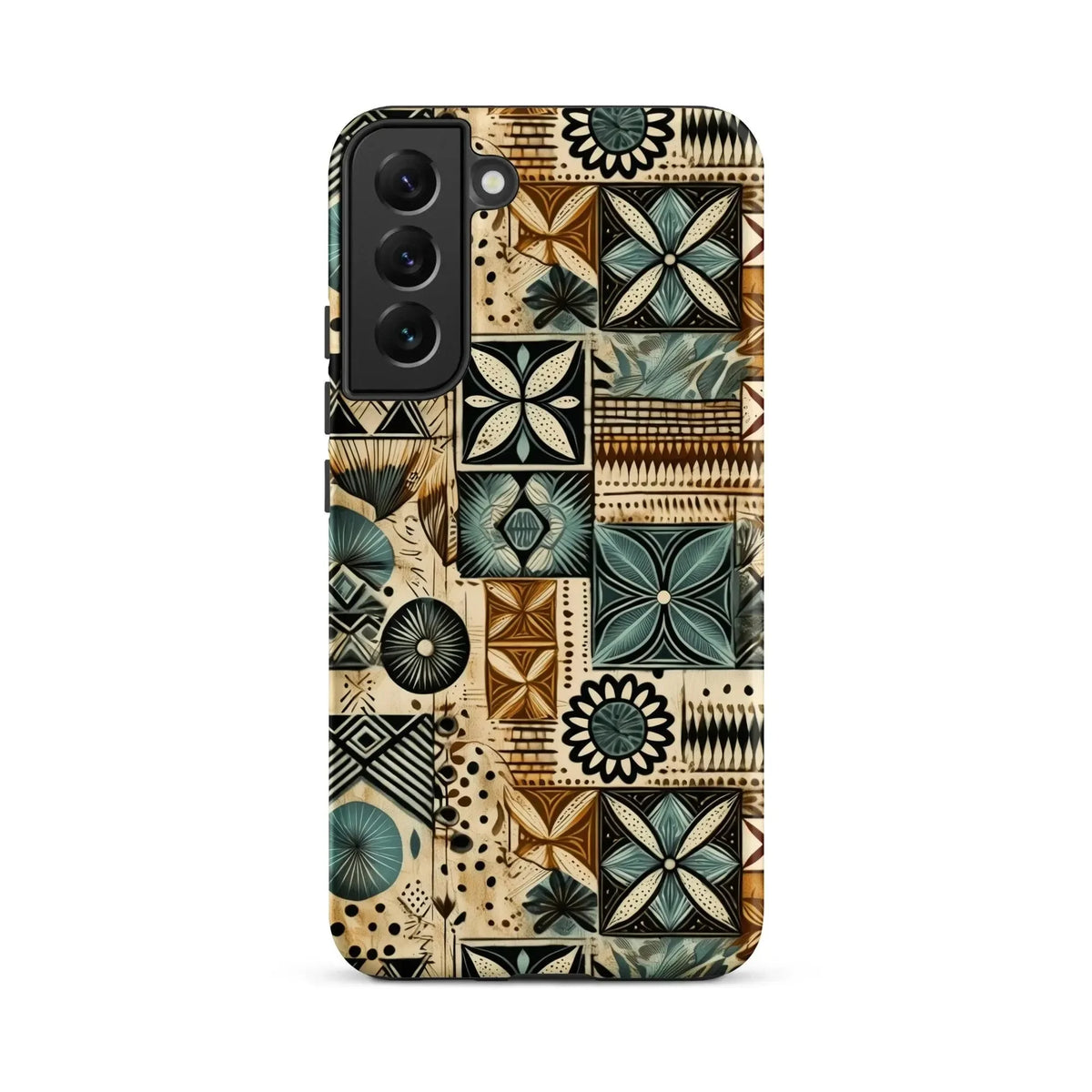 Palm Shadow Tapa Cloth Samsung Case - The Global Wanderer