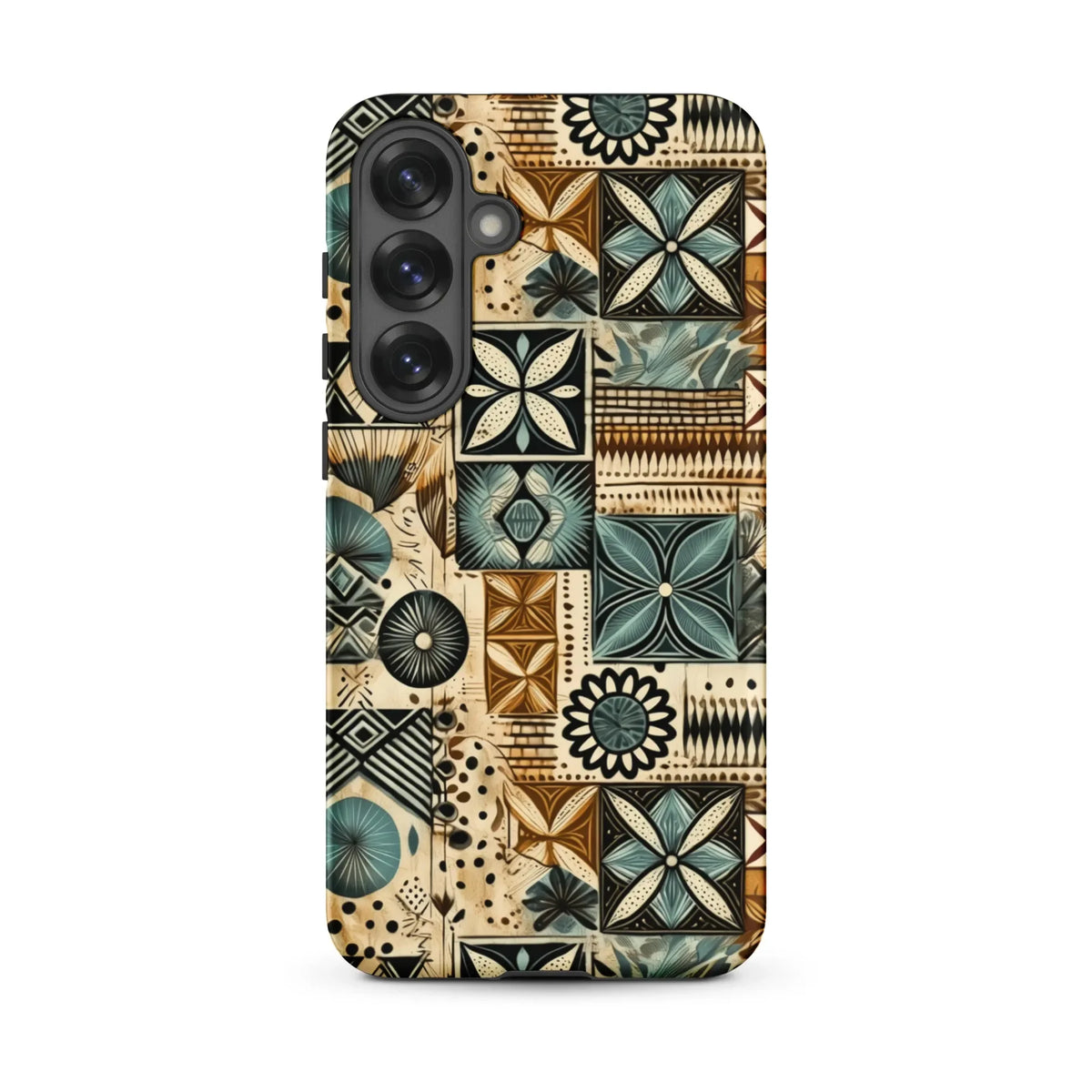 Palm Shadow Tapa Cloth Samsung Case - The Global Wanderer