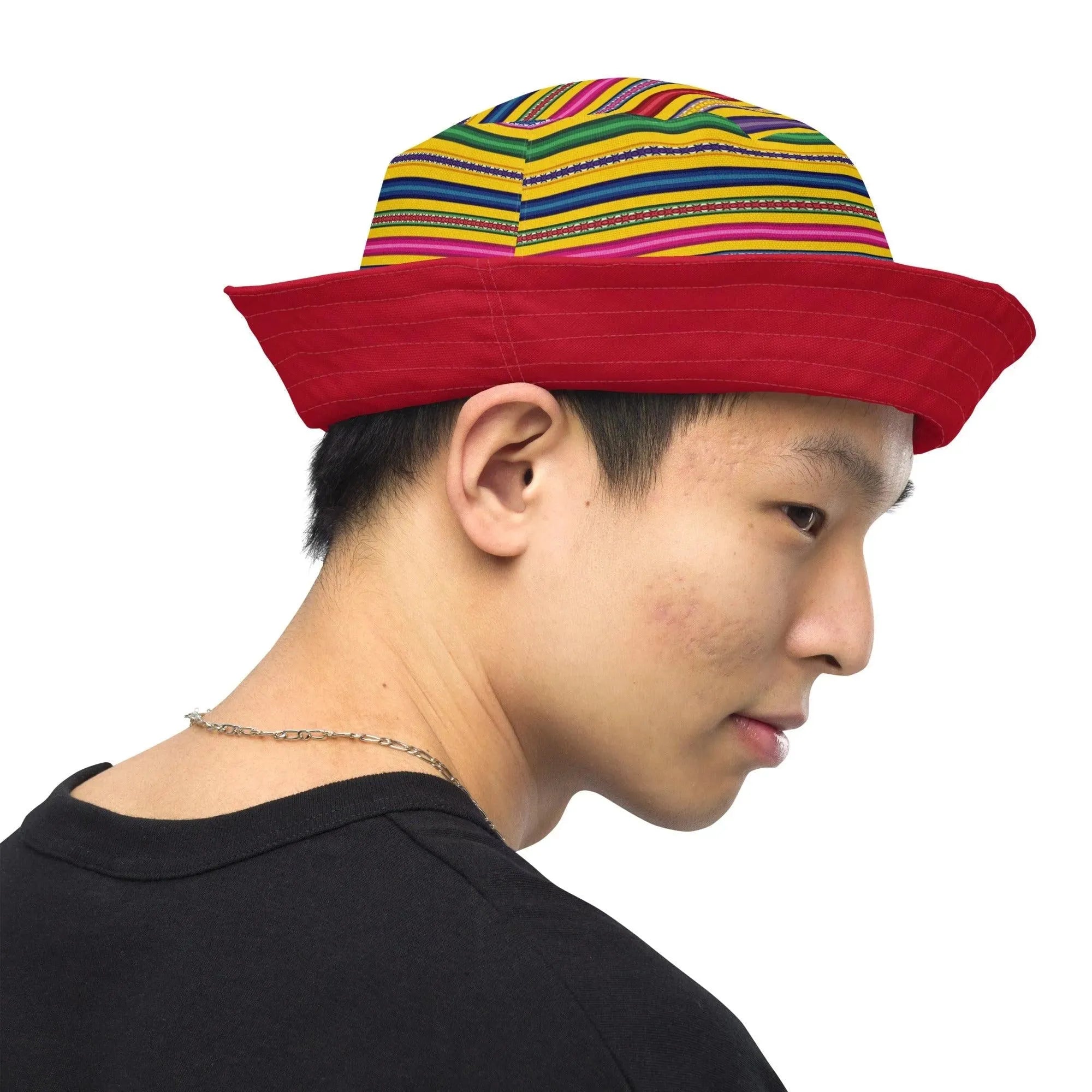 Peruvian Reversible Bucket Hat - The Global Wanderer