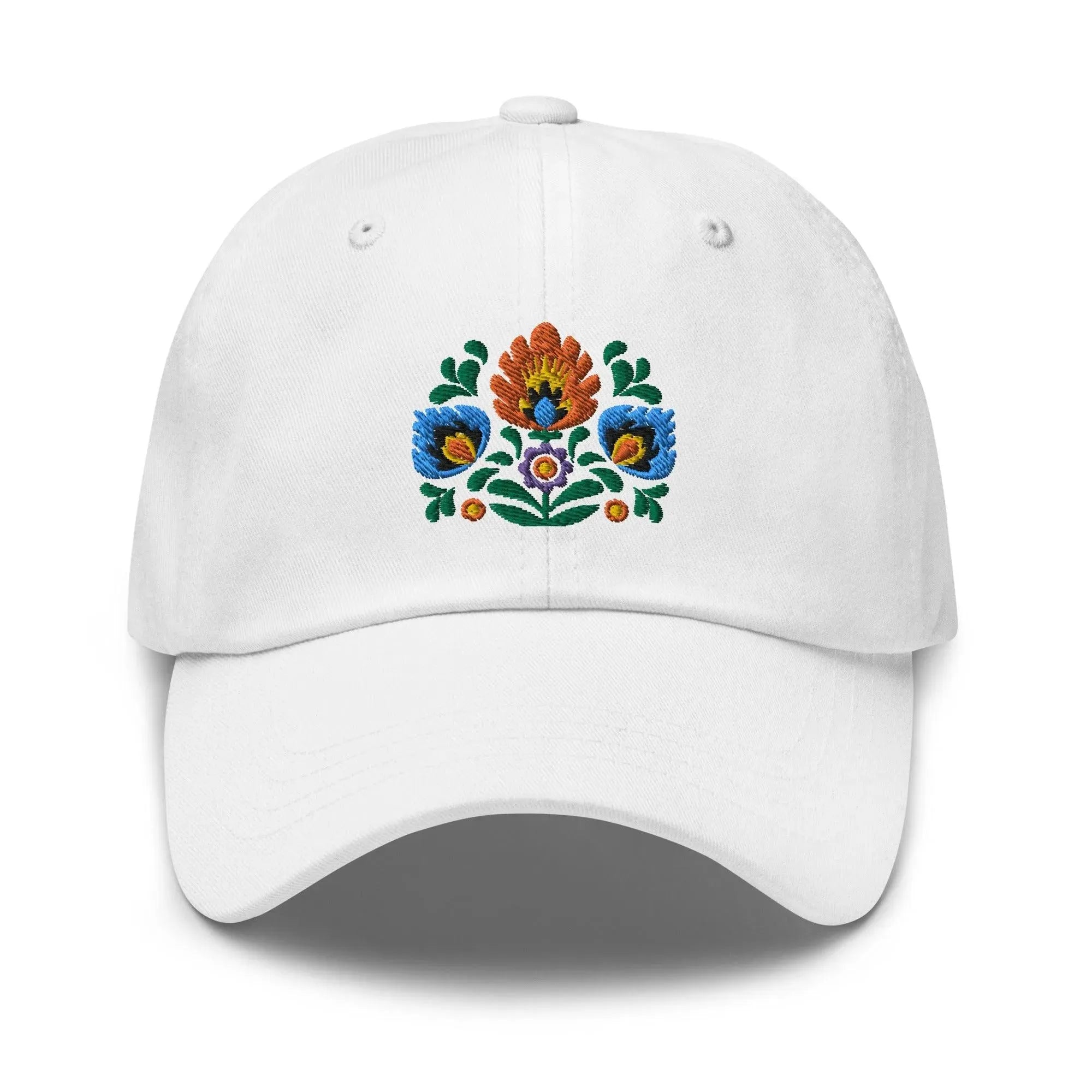 Polish Wycinanki Embroidered Dad Hat - The Global Wanderer