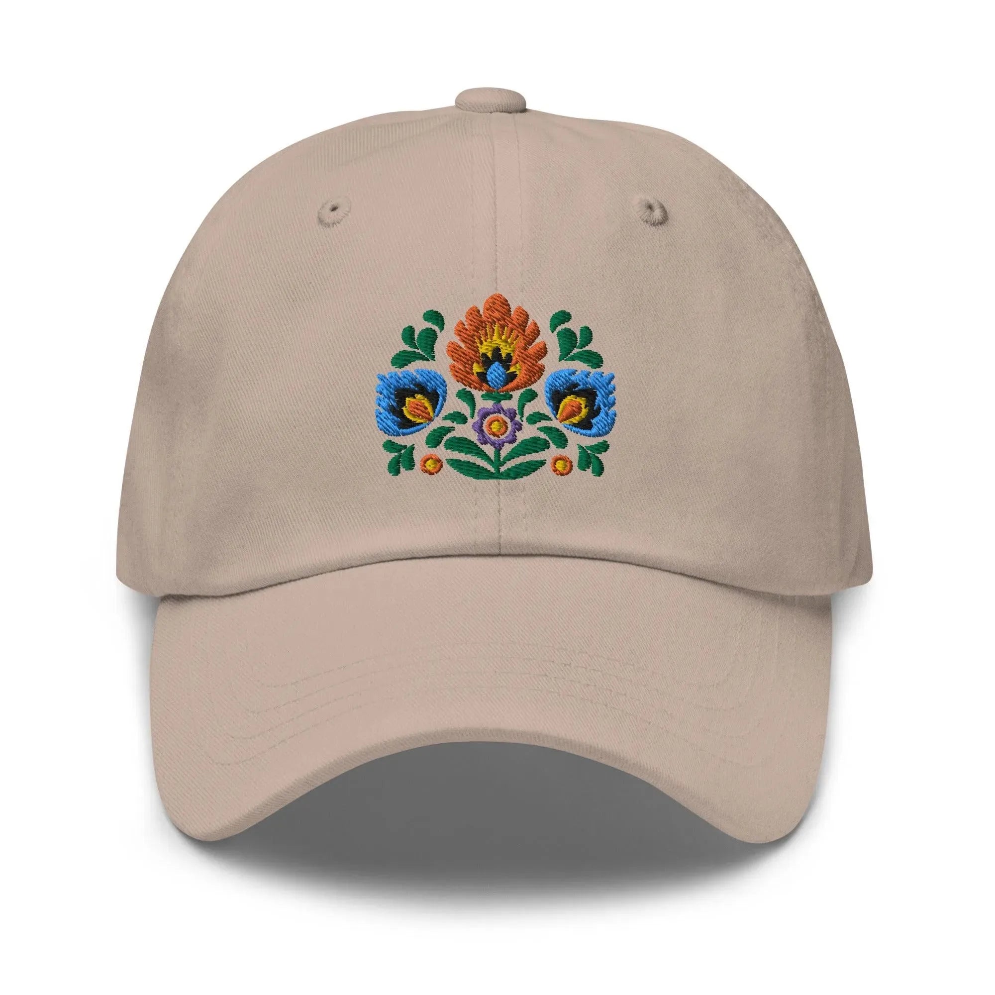 Polish Wycinanki Embroidered Dad Hat - The Global Wanderer