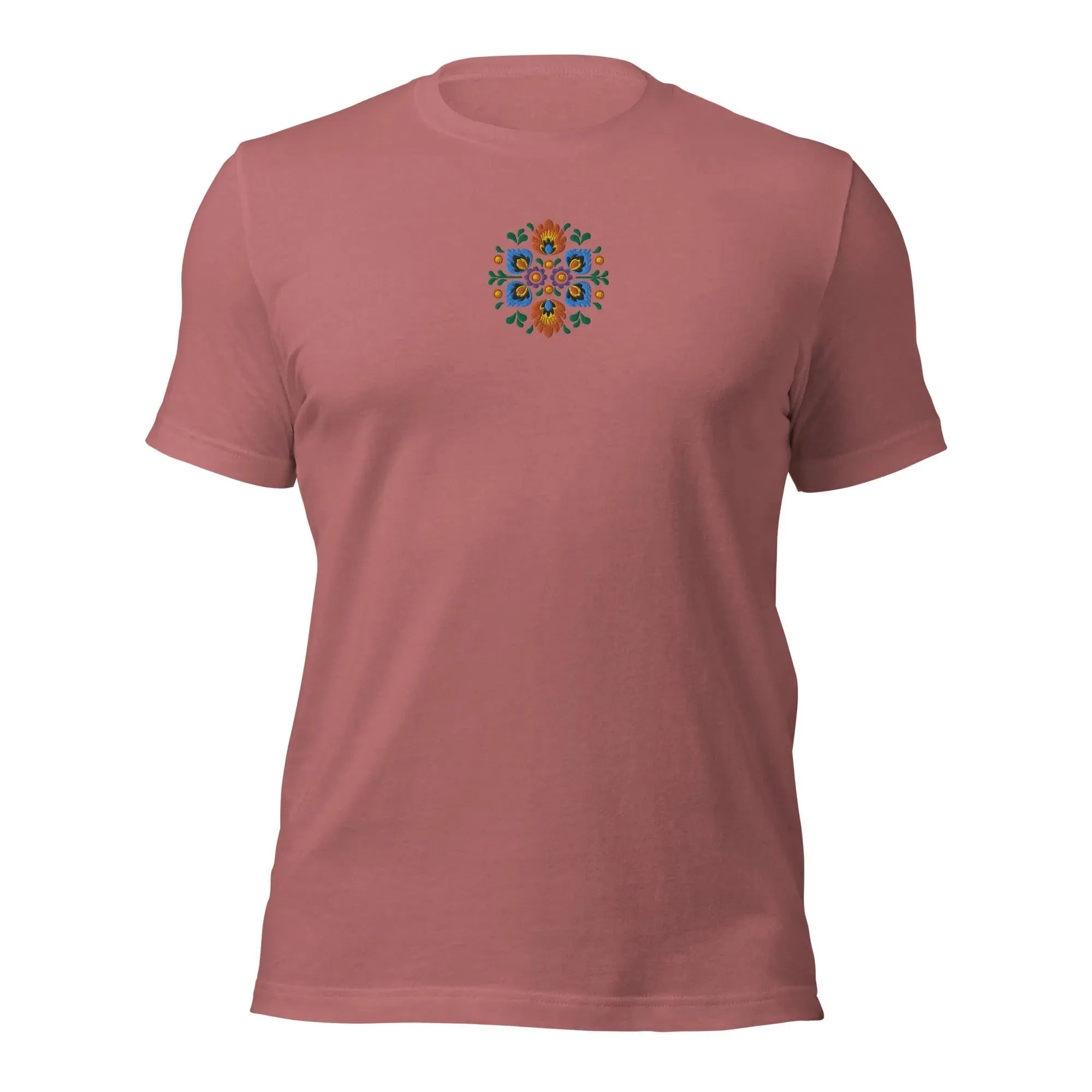 Polish Wycinanki Embroidered T-Shirt - The Global Wanderer