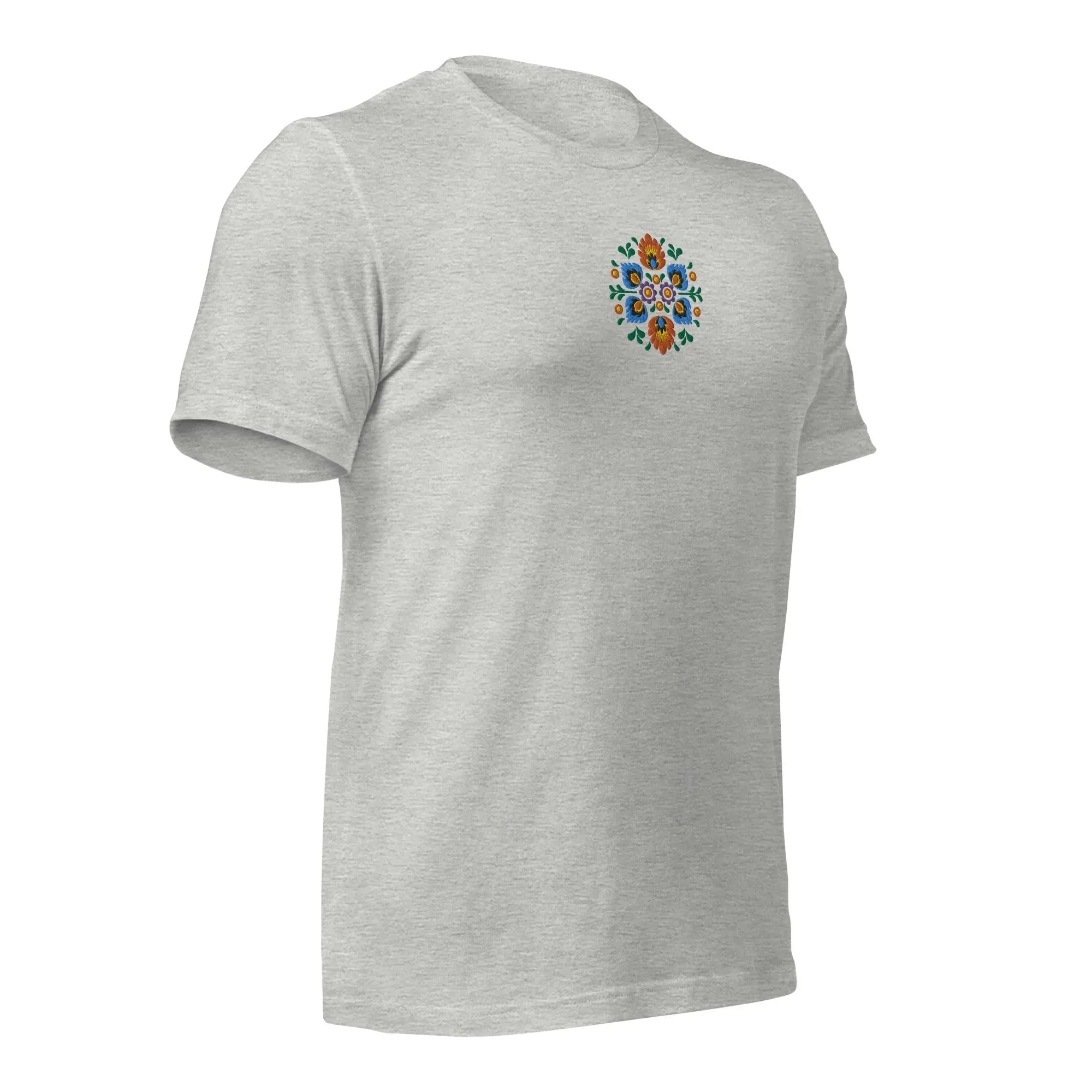 Polish Wycinanki Embroidered T-Shirt - The Global Wanderer