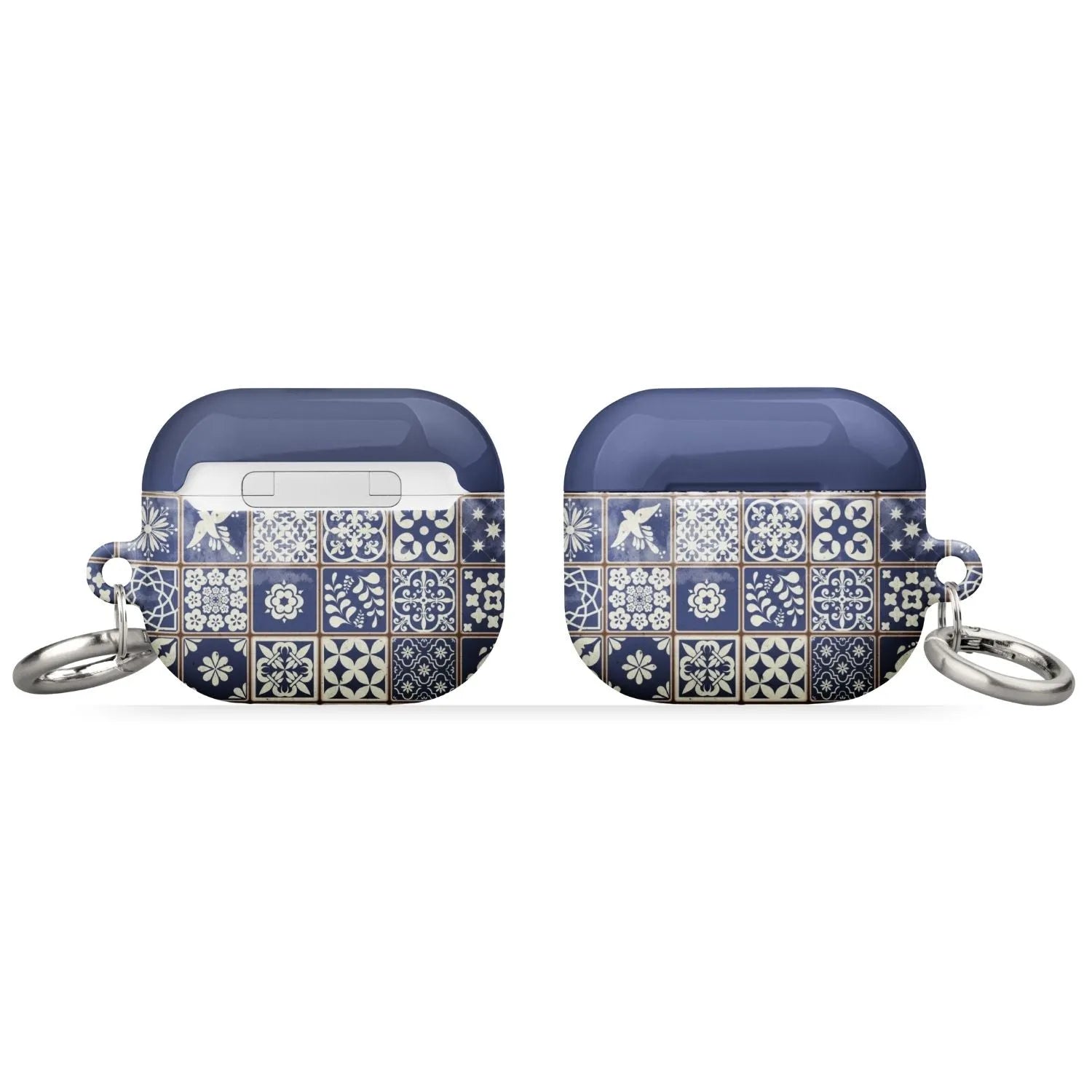 Portuguese Blue Azulejo Tile AirPod 3 Case - The Global Wanderer