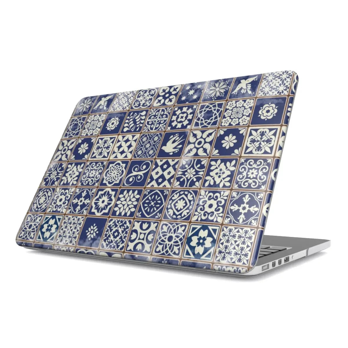 Portuguese Blue Azulejo Tile MacBook Case - The Global Wanderer