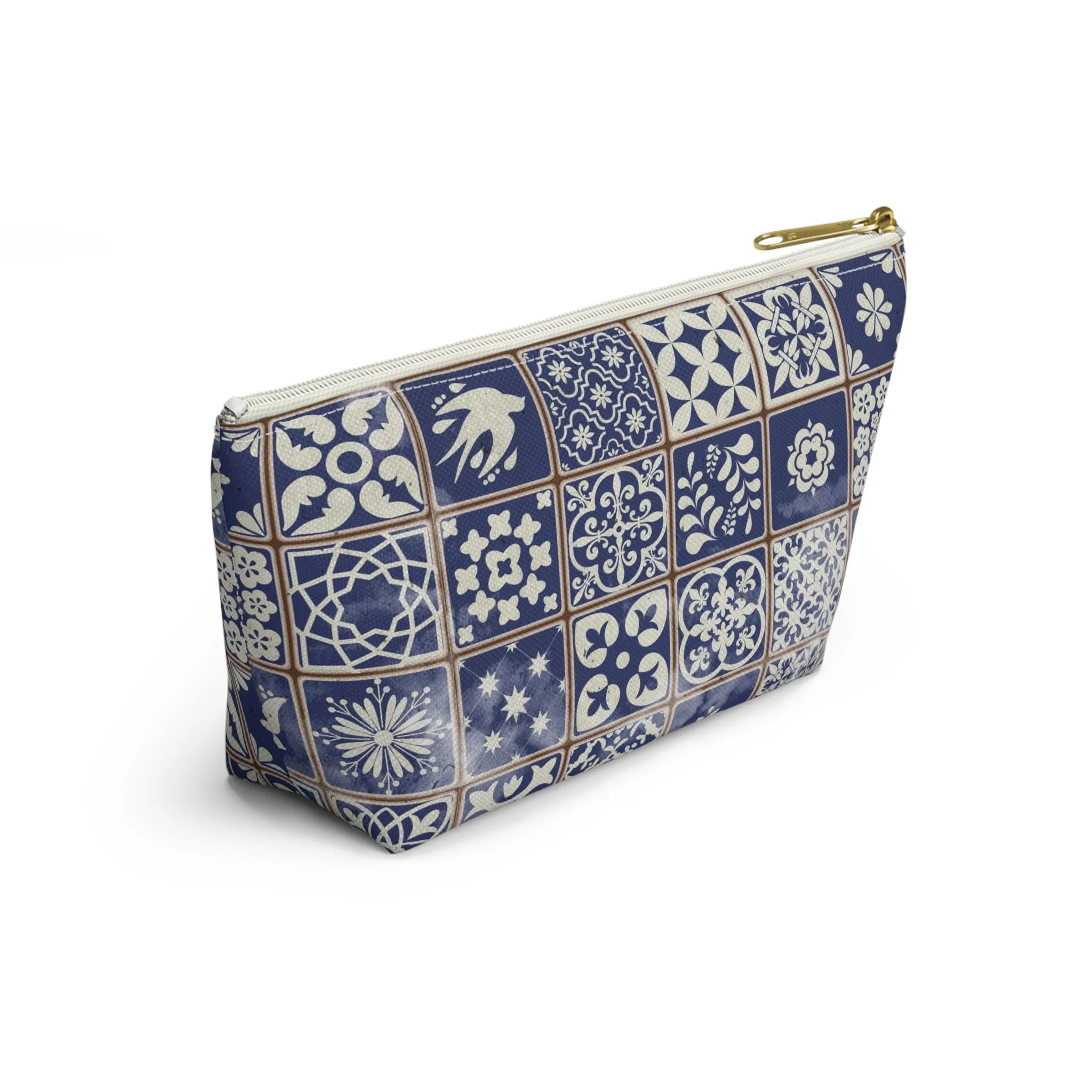 Portuguese Blue Azulejo Tile Pouch - The Global Wanderer