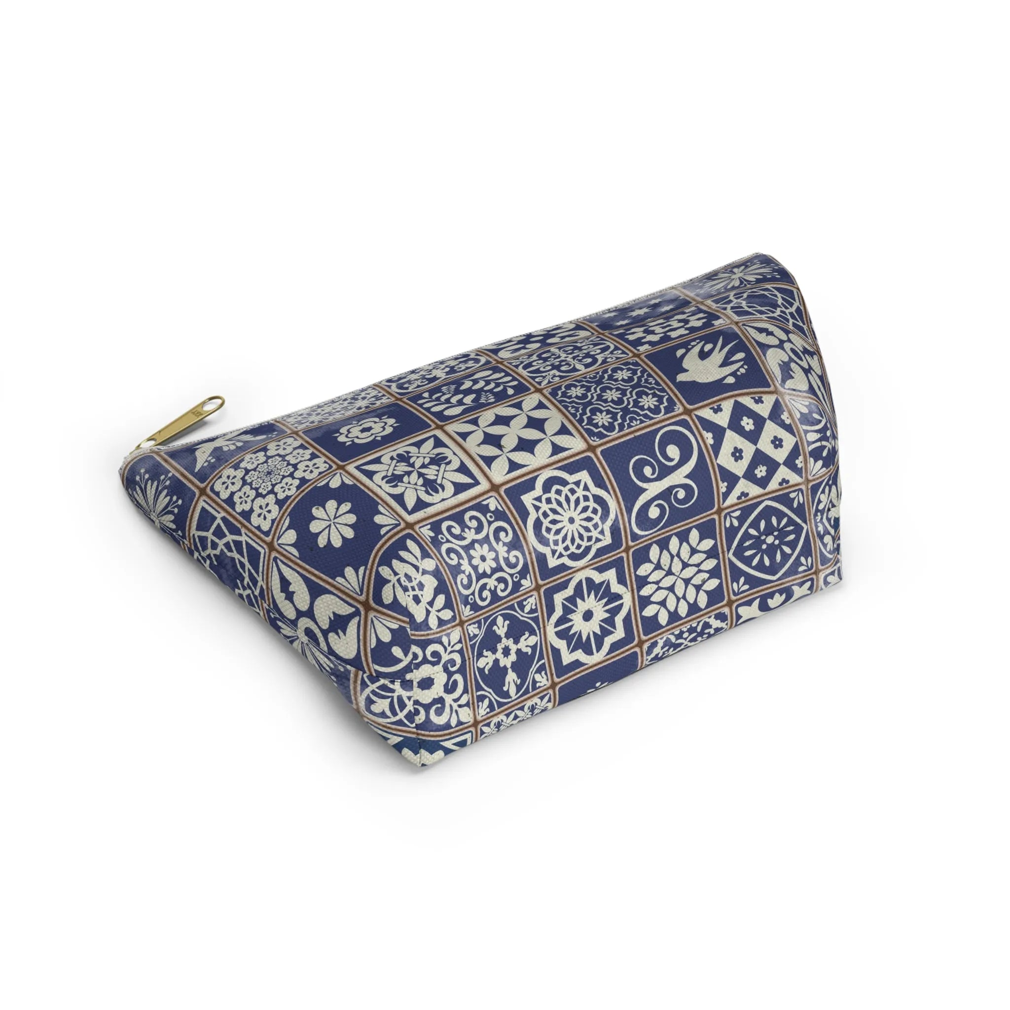Portuguese Blue Azulejo Tile Pouch - The Global Wanderer