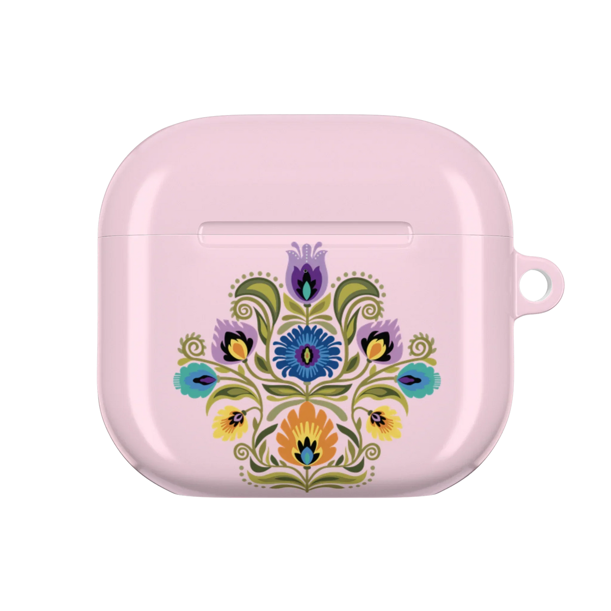 Poznań Petal Wycinanki AirPods 4 Case - The Global Wanderer