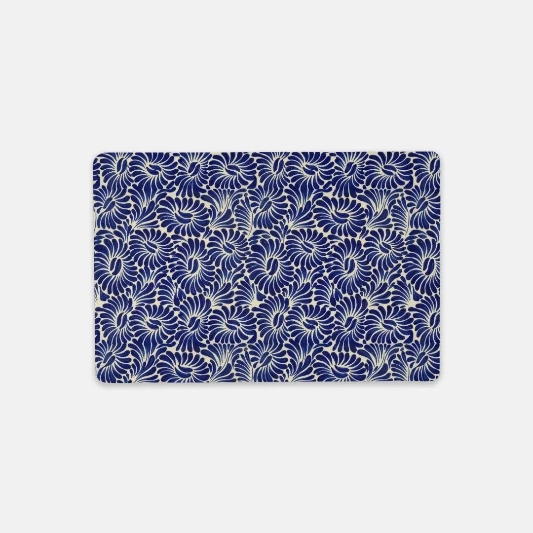 Puebla Talavera Tile Desk Mat - The Global Wanderer