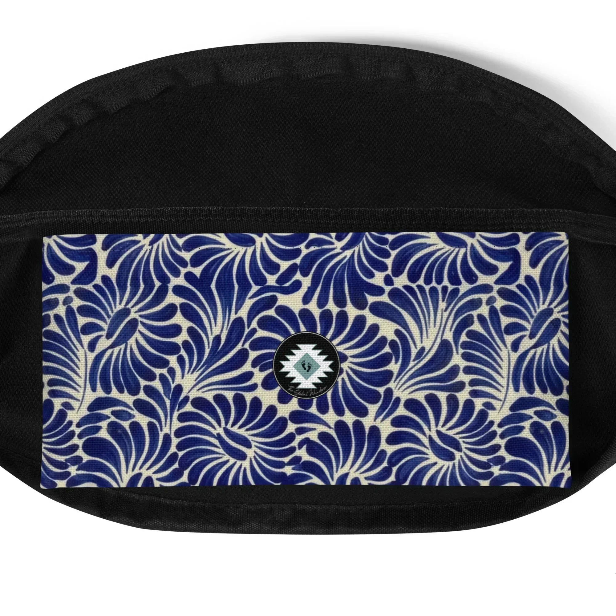 Puebla Talavera Tile Fanny Pack - The Global Wanderer