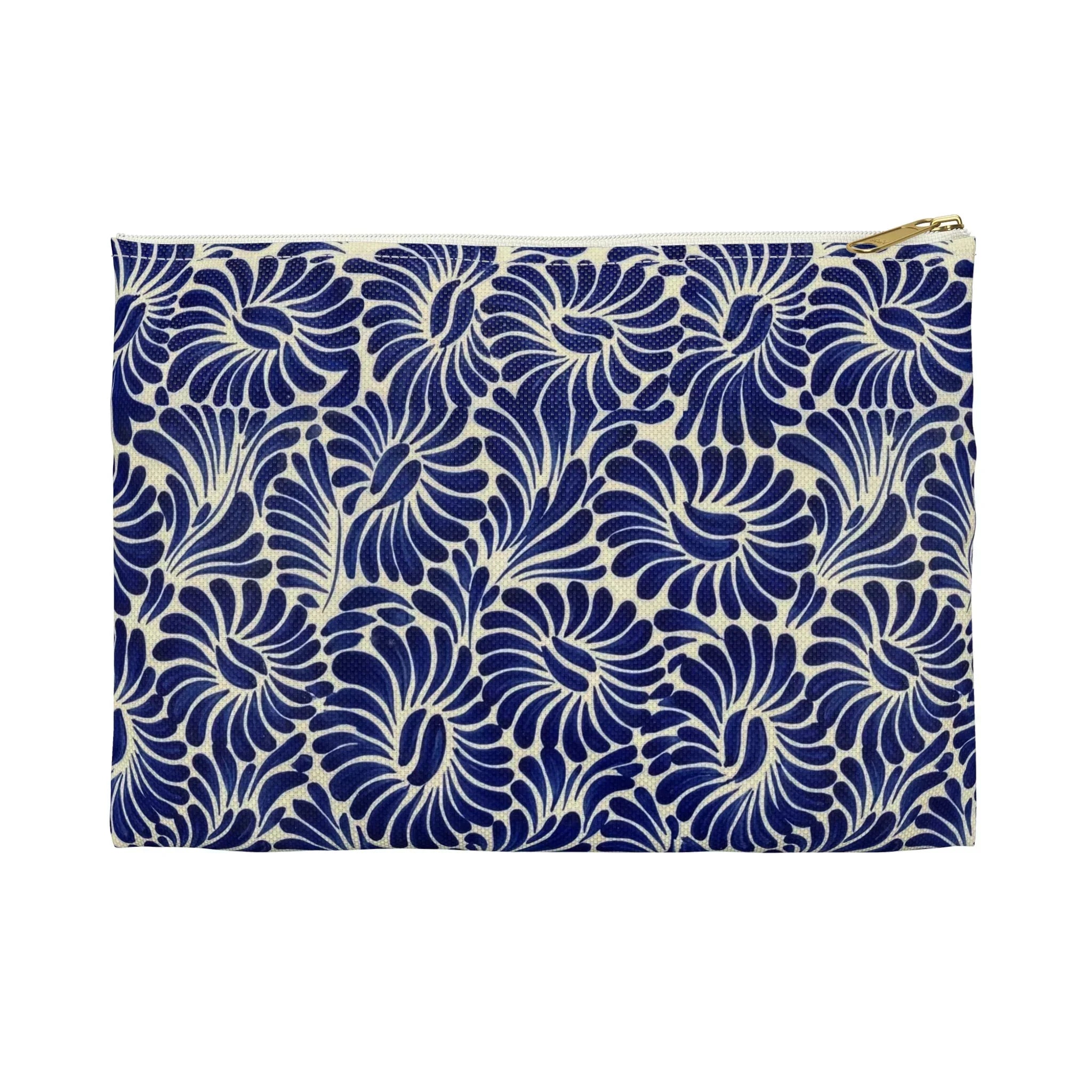 Puebla Talavera Tile Flat Pouch - The Global Wanderer