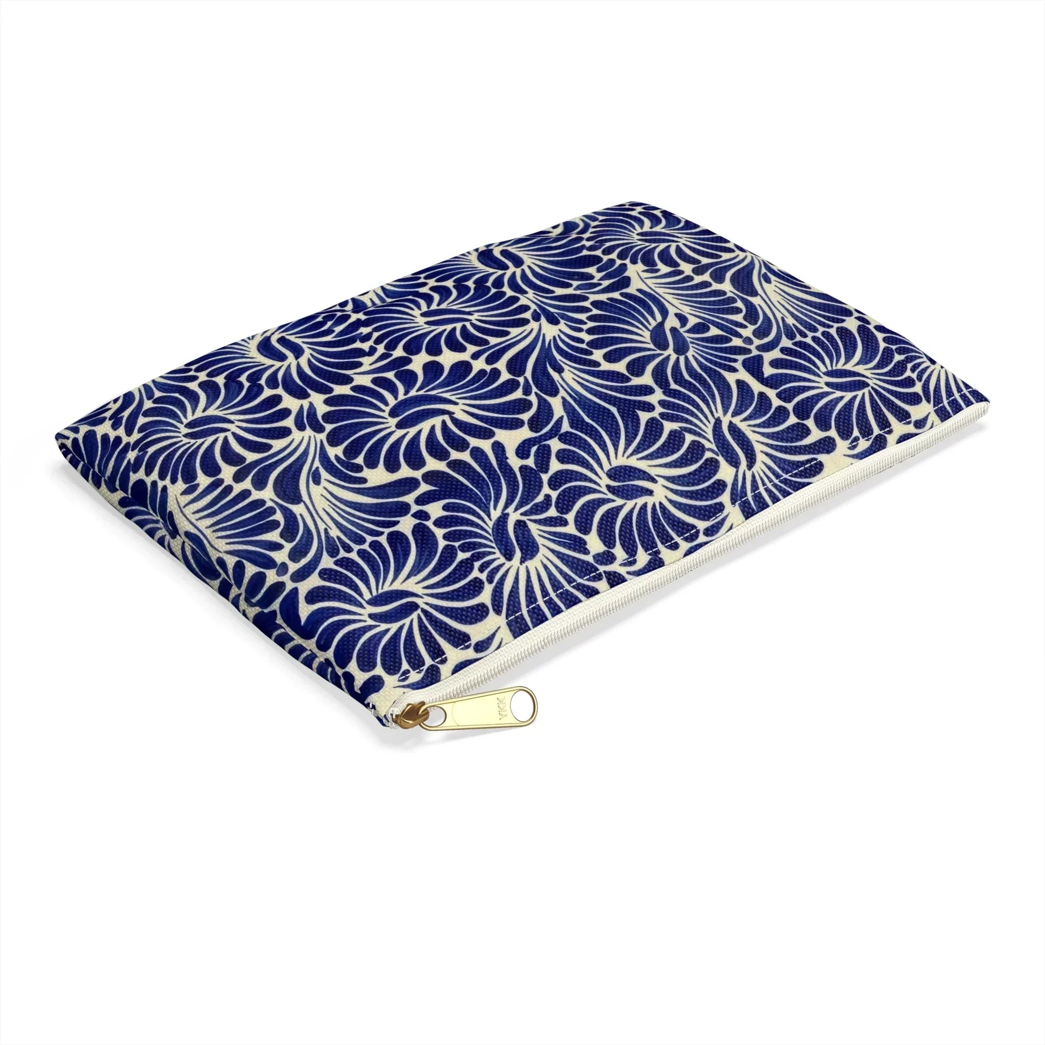 Puebla Talavera Tile Flat Pouch - The Global Wanderer