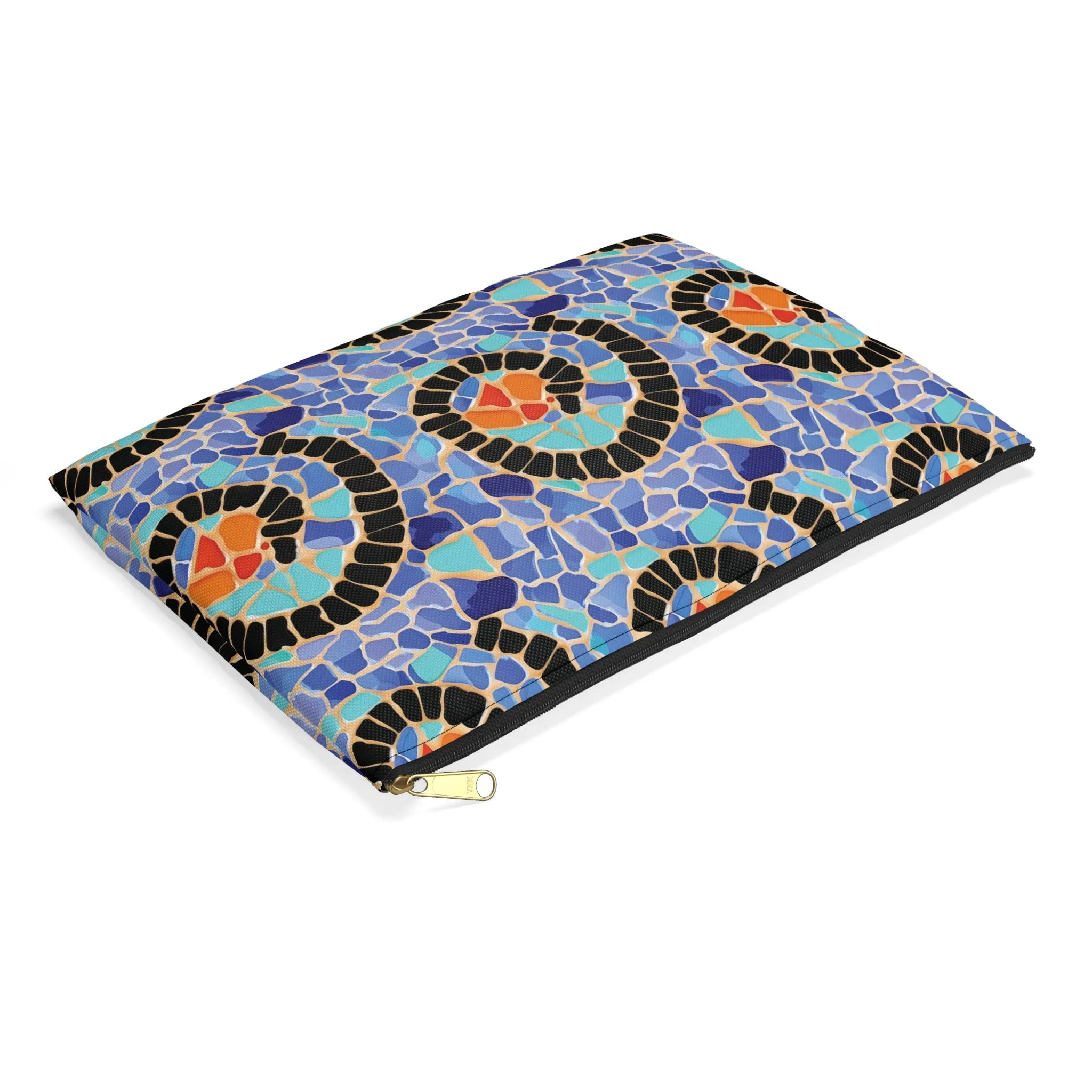 Reus Twirl Mosaic Flat Pouch - The Global Wanderer