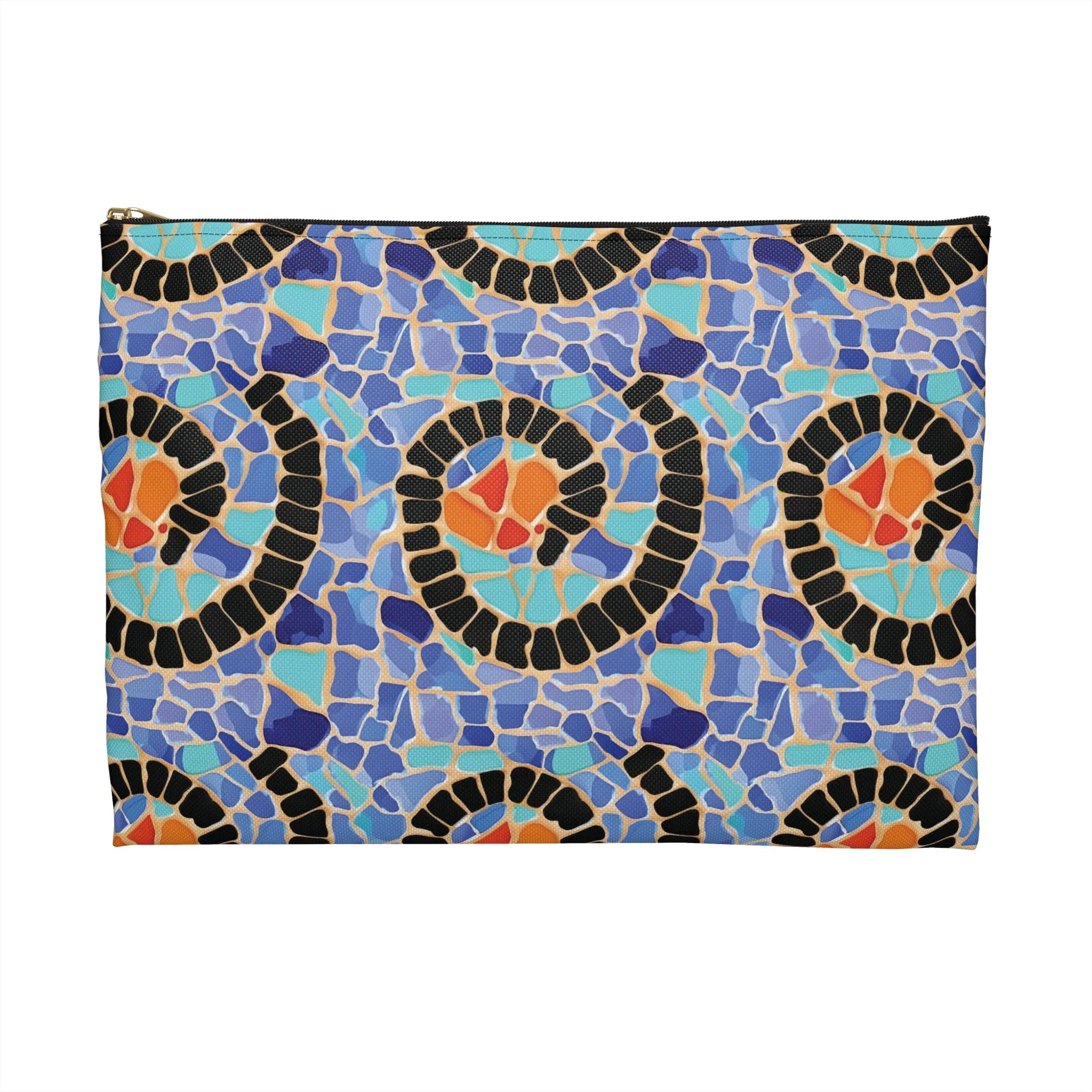 Reus Twirl Mosaic Flat Pouch - The Global Wanderer