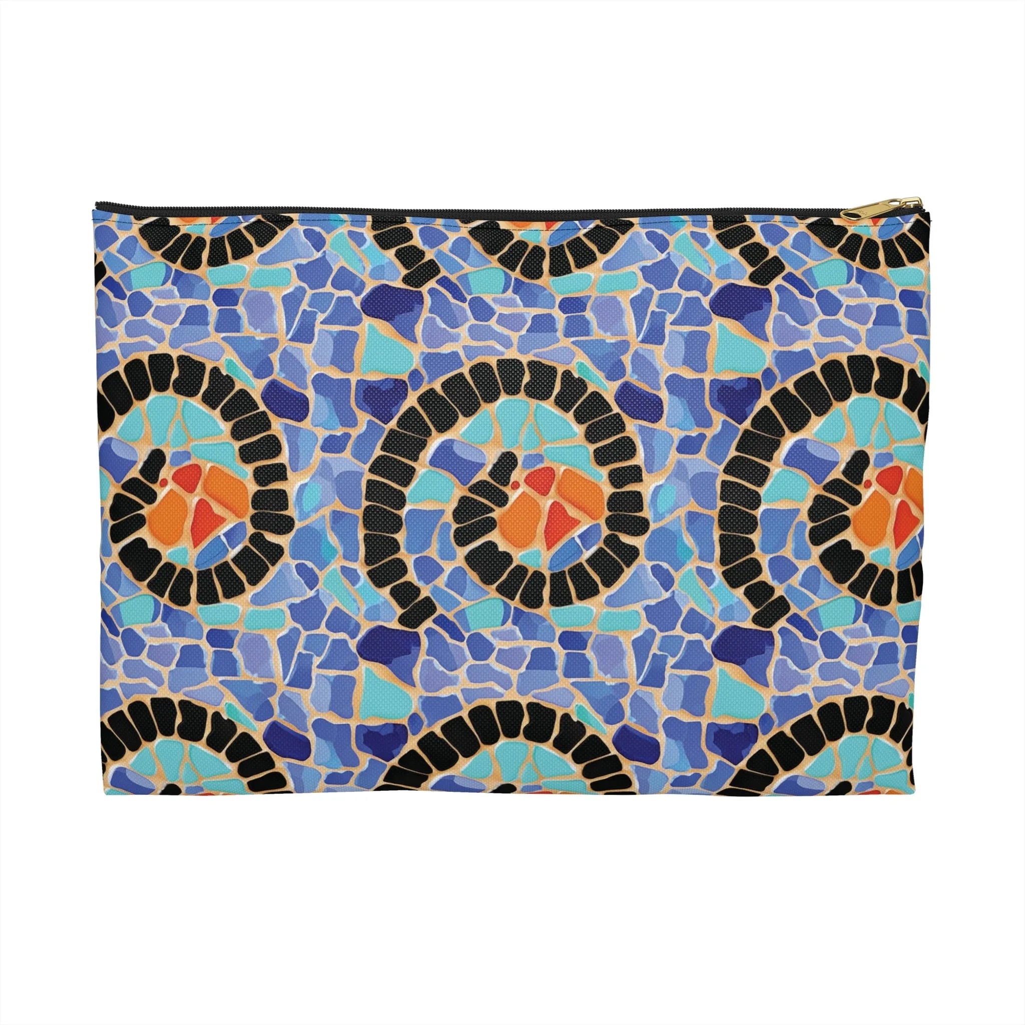 Reus Twirl Mosaic Flat Pouch - The Global Wanderer