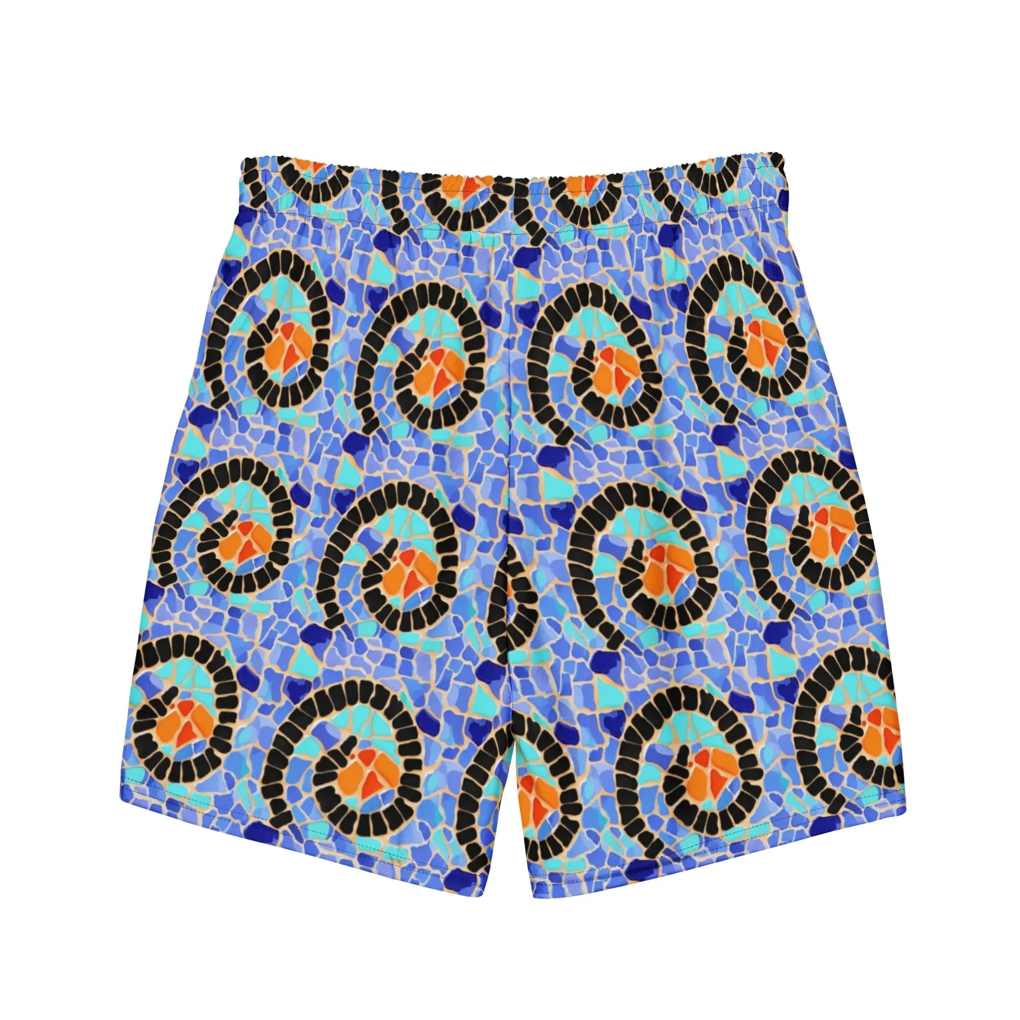Reus Twirl Mosaic Recycled Swim Trunks - The Global Wanderer