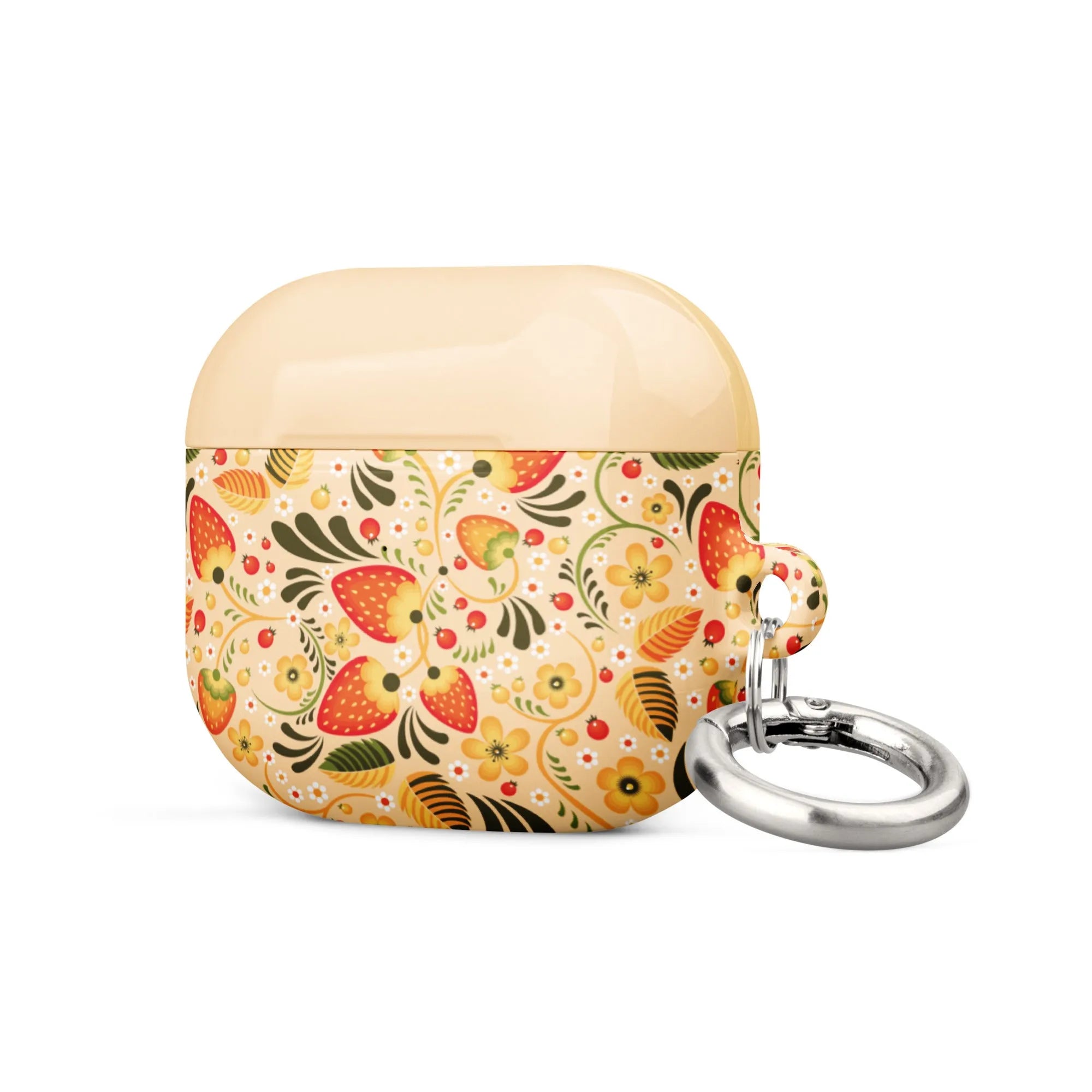 Russian Beige Khokhloma AirPod 3 Case - The Global Wanderer