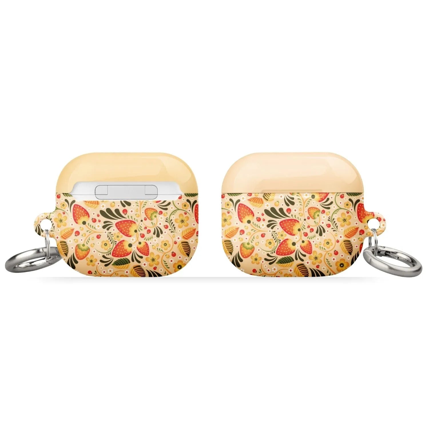 Russian Beige Khokhloma AirPod 3 Case - The Global Wanderer