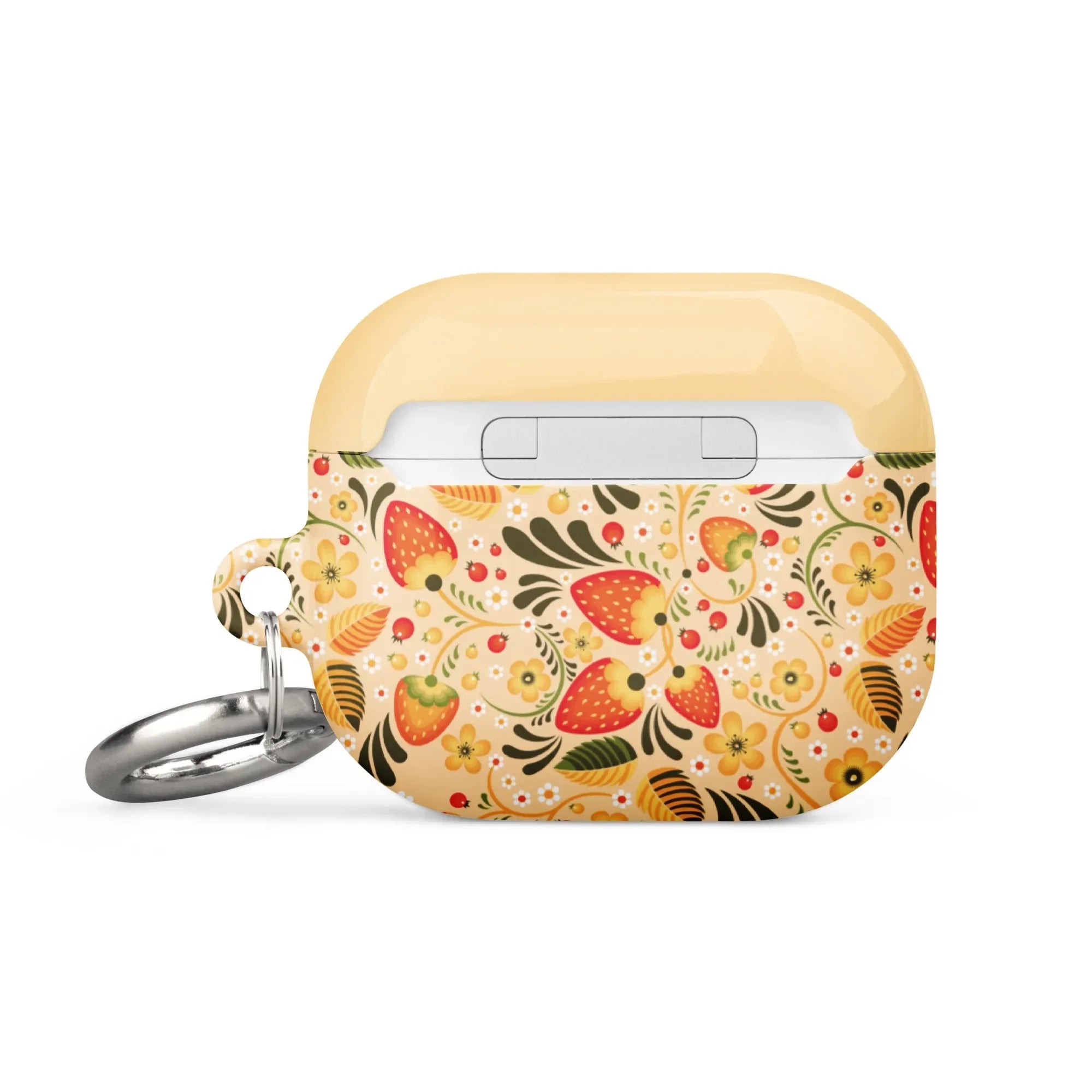 Russian Beige Khokhloma AirPod 3 Case - The Global Wanderer