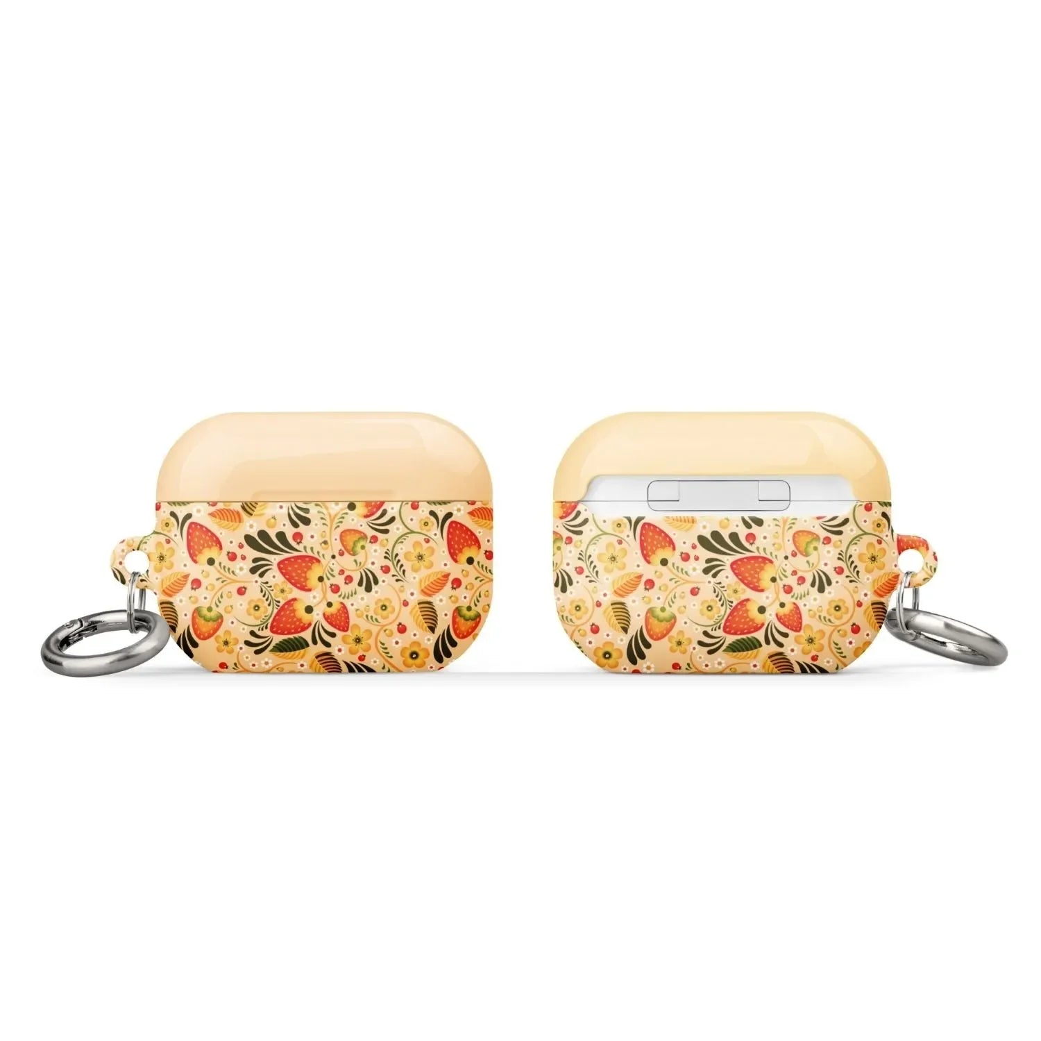 Russian Beige Khokhloma AirPod Pro 2 Case - The Global Wanderer