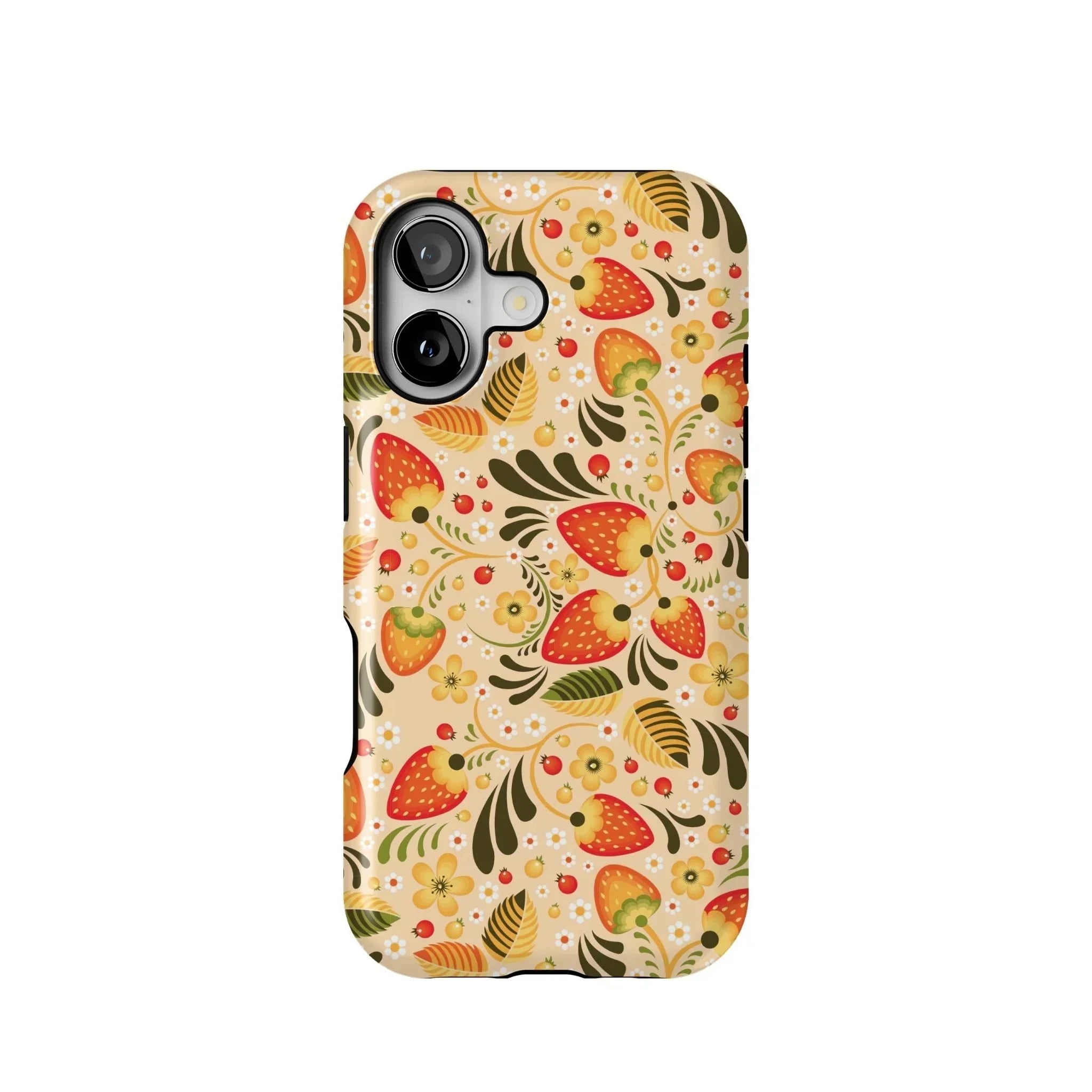 Russian Khokhloma Tough MagSafe iPhone Case - The Global Wanderer