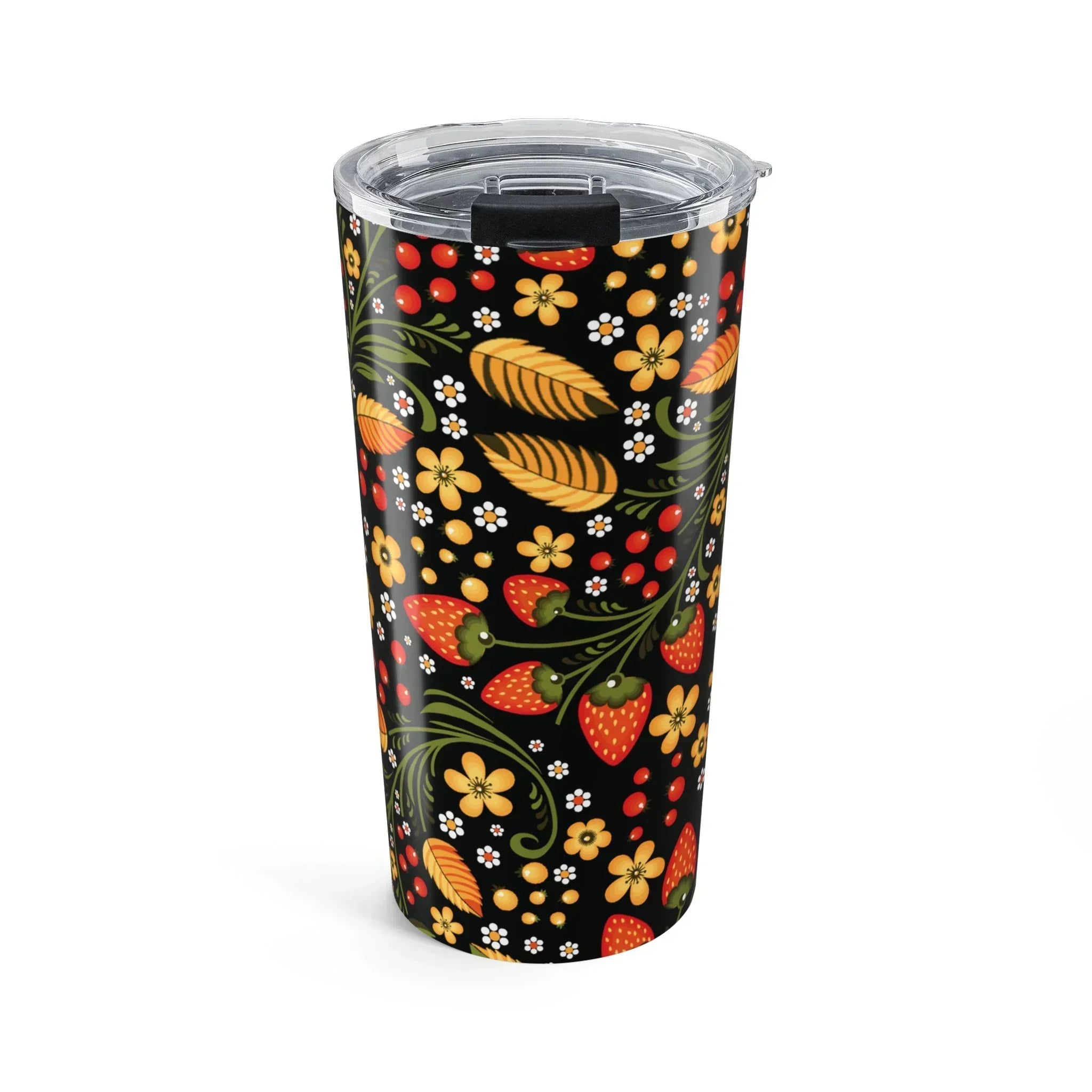 Russian Khokhloma Tumbler - The Global Wanderer
