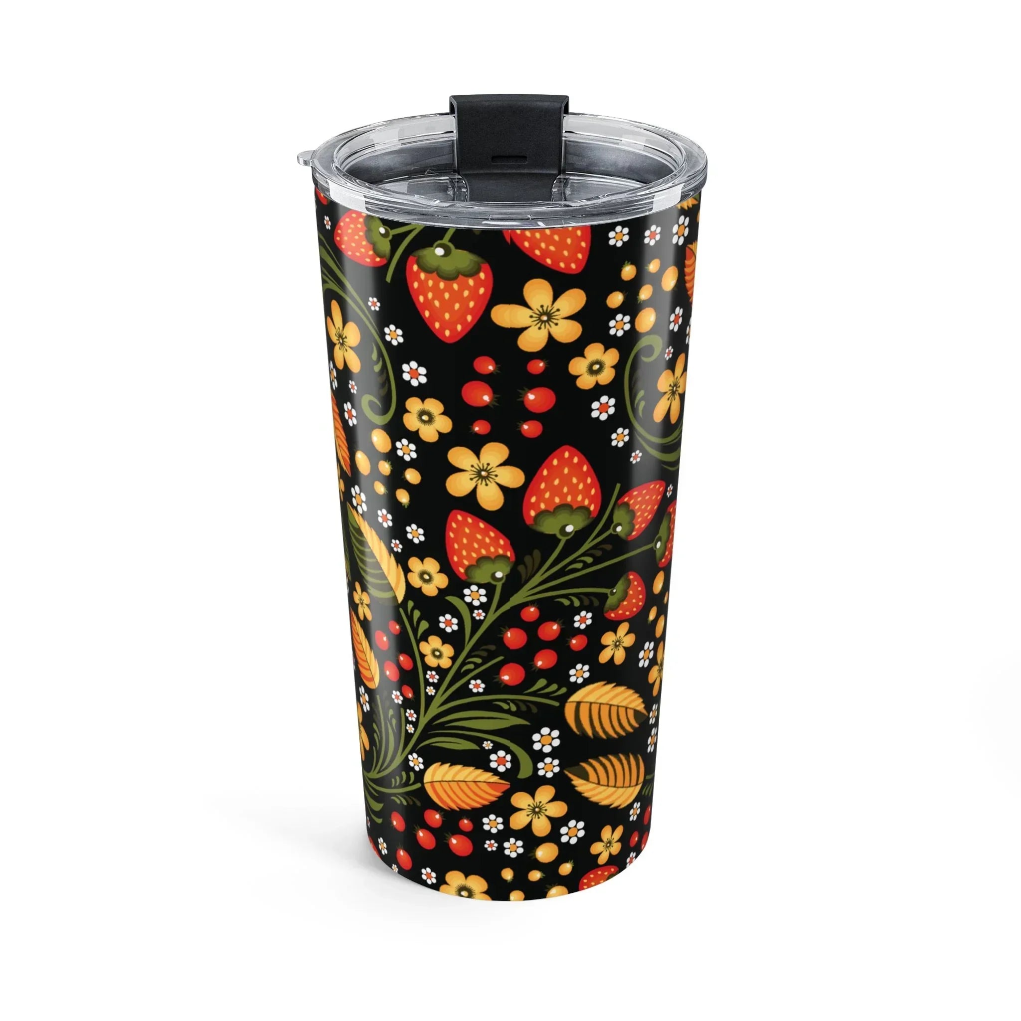 Russian Khokhloma Tumbler - The Global Wanderer