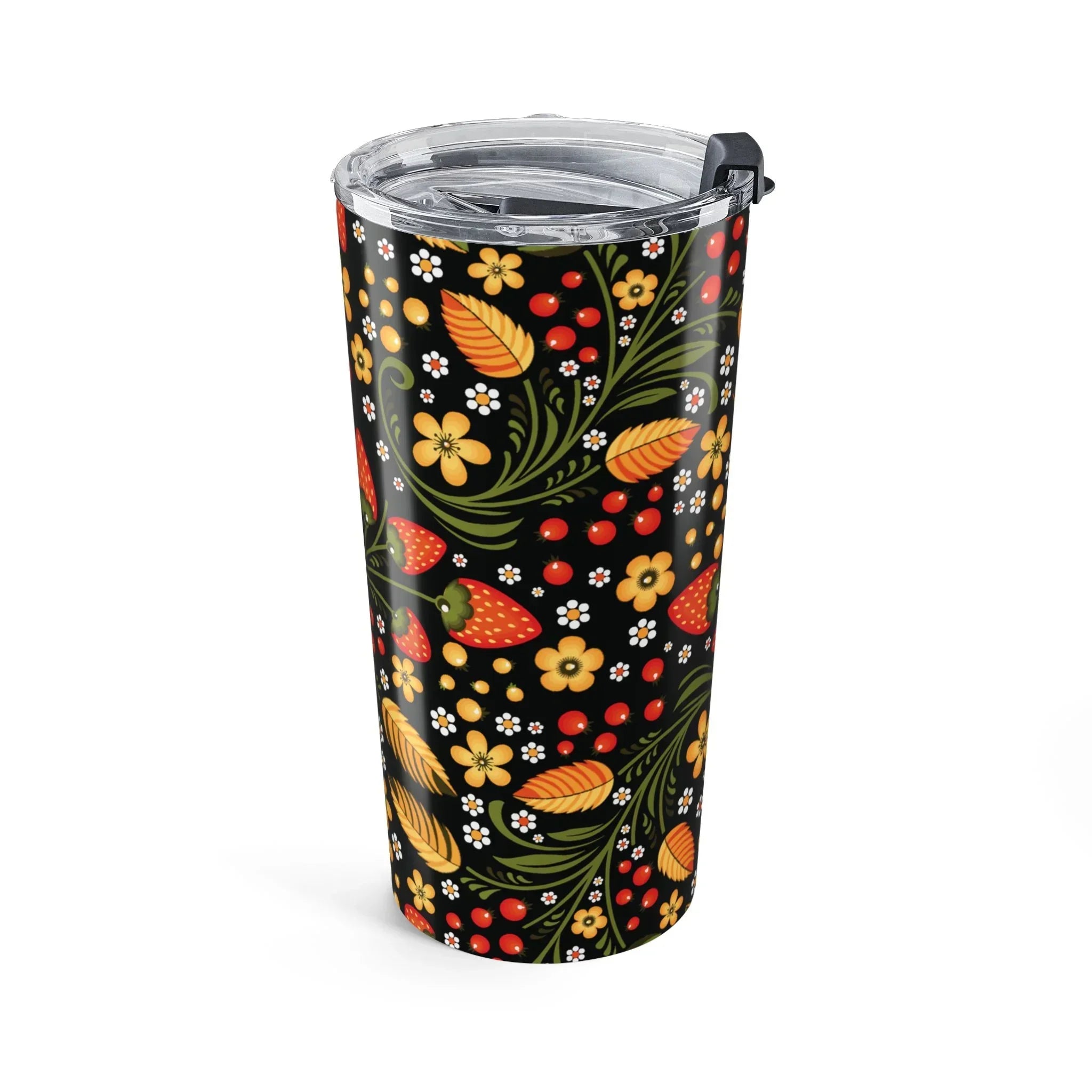 Russian Khokhloma Tumbler - The Global Wanderer