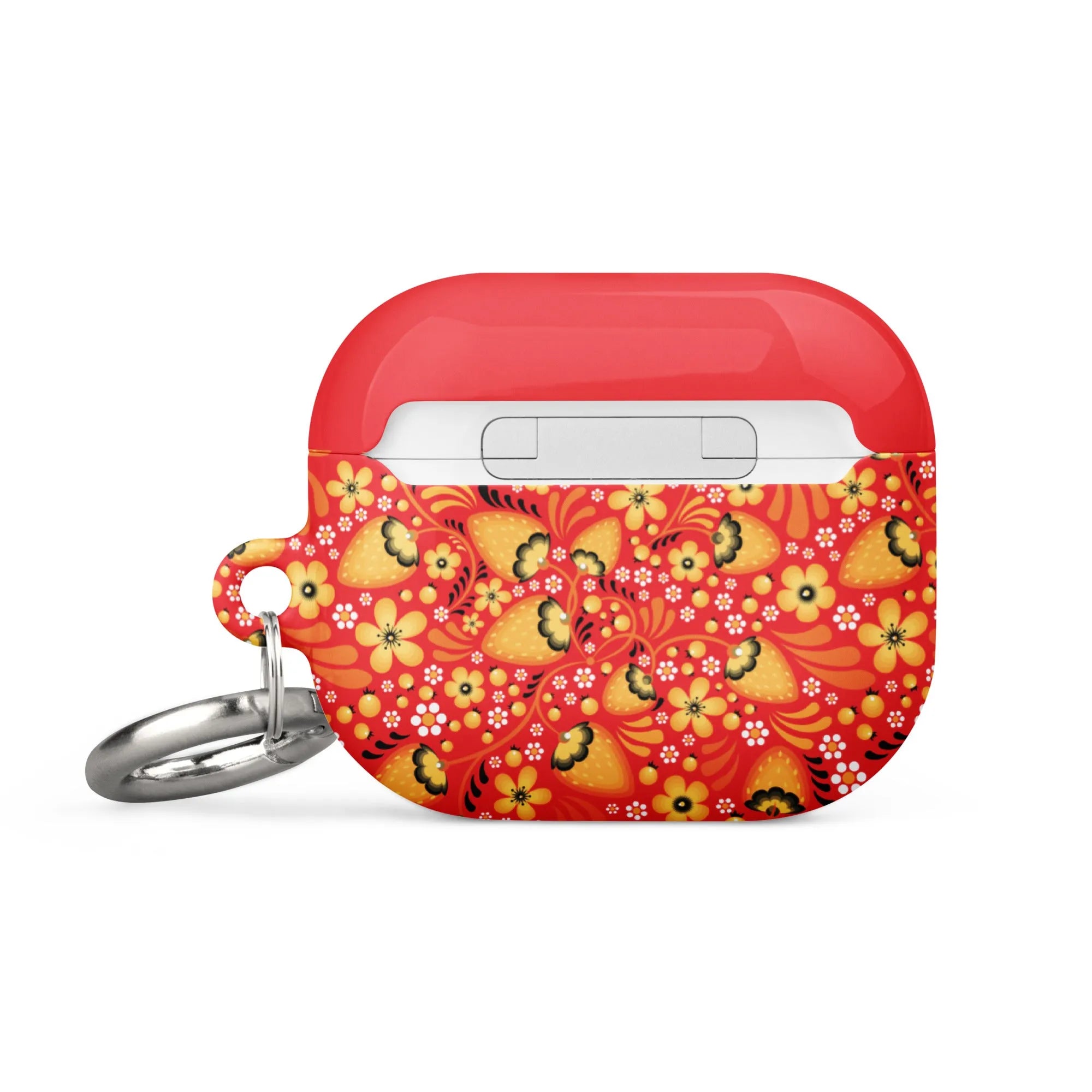 Russian Red Khokhloma AirPod 3 Case - The Global Wanderer