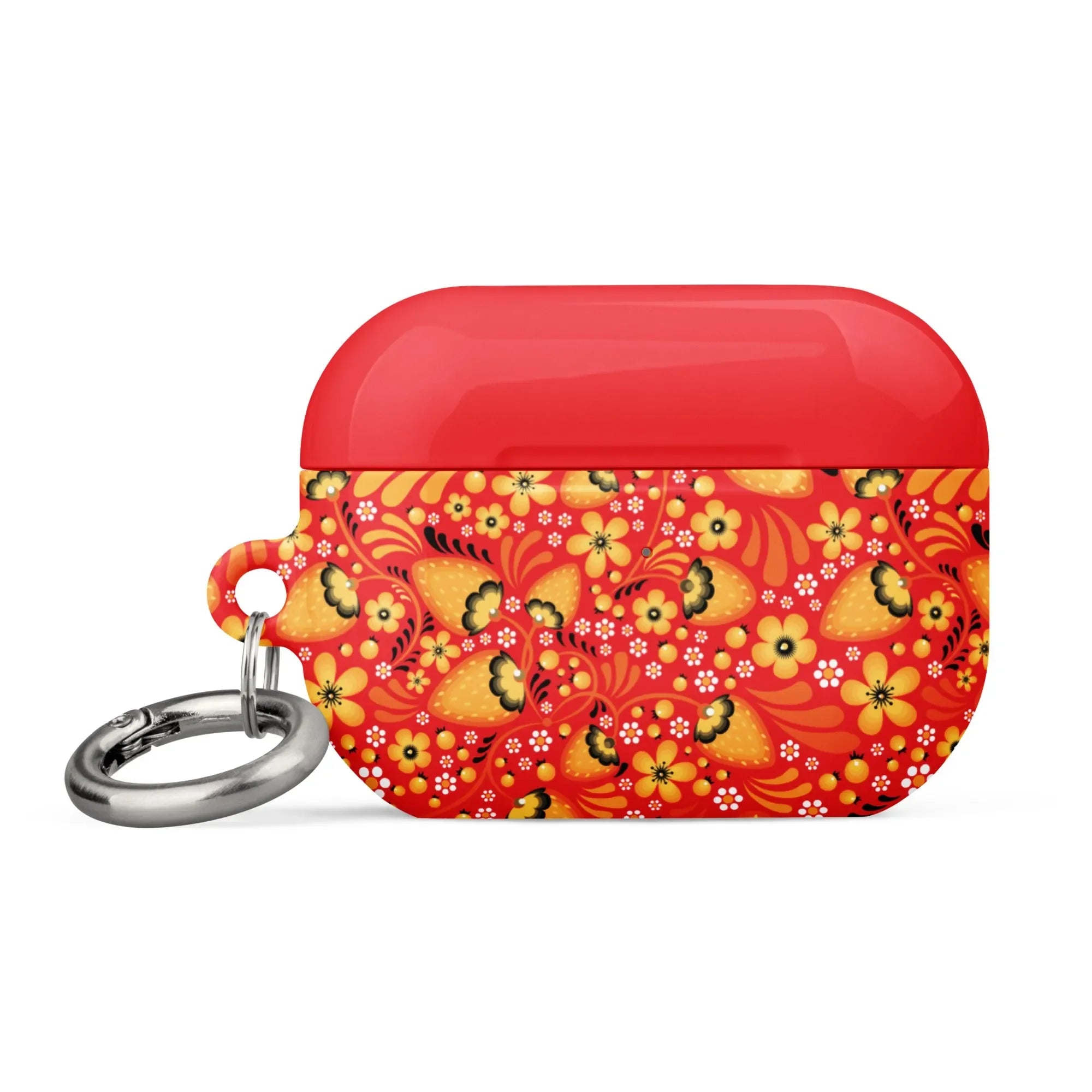 Russian Red Khokhloma AirPod Pro 2 Case - The Global Wanderer