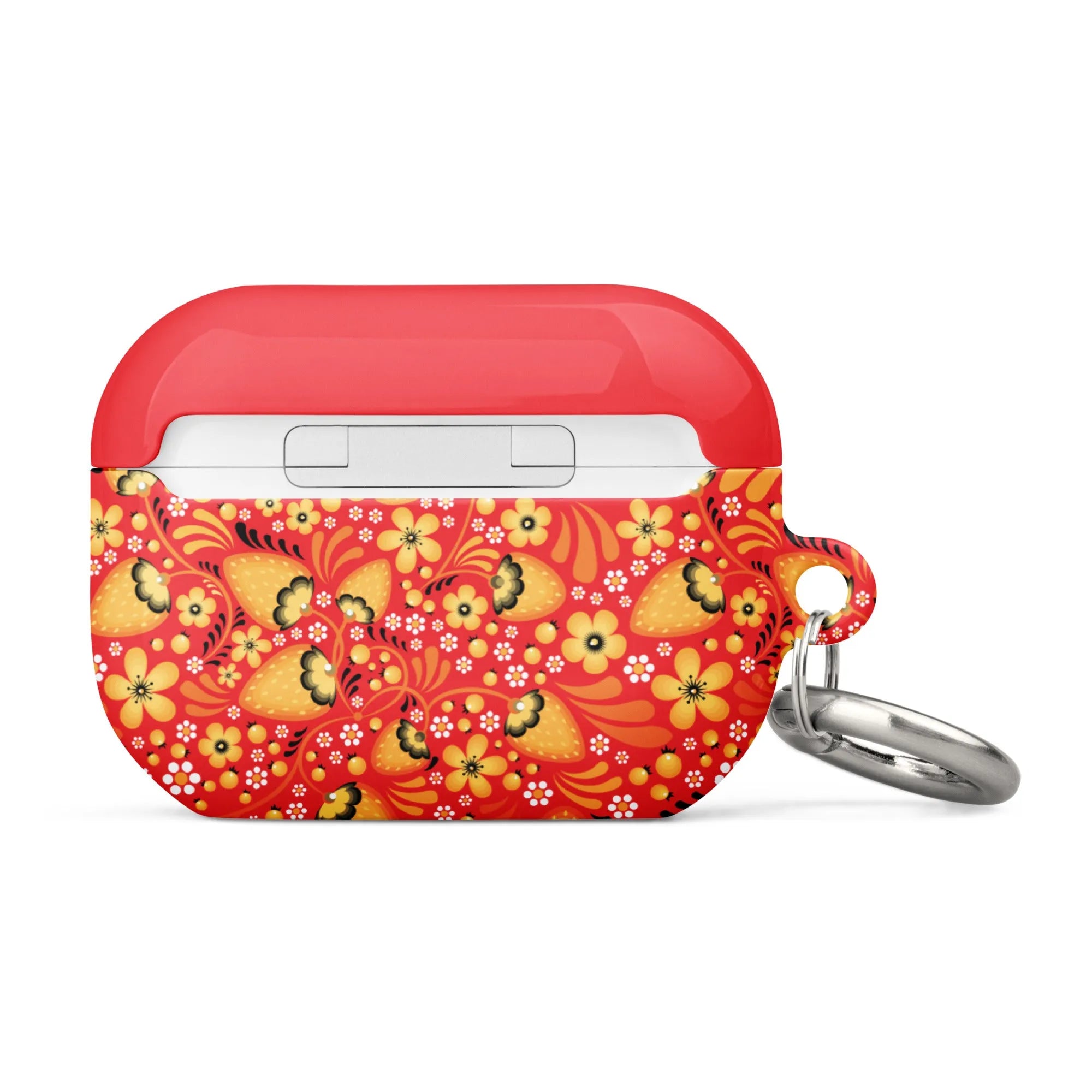 Russian Red Khokhloma AirPod Pro 2 Case - The Global Wanderer