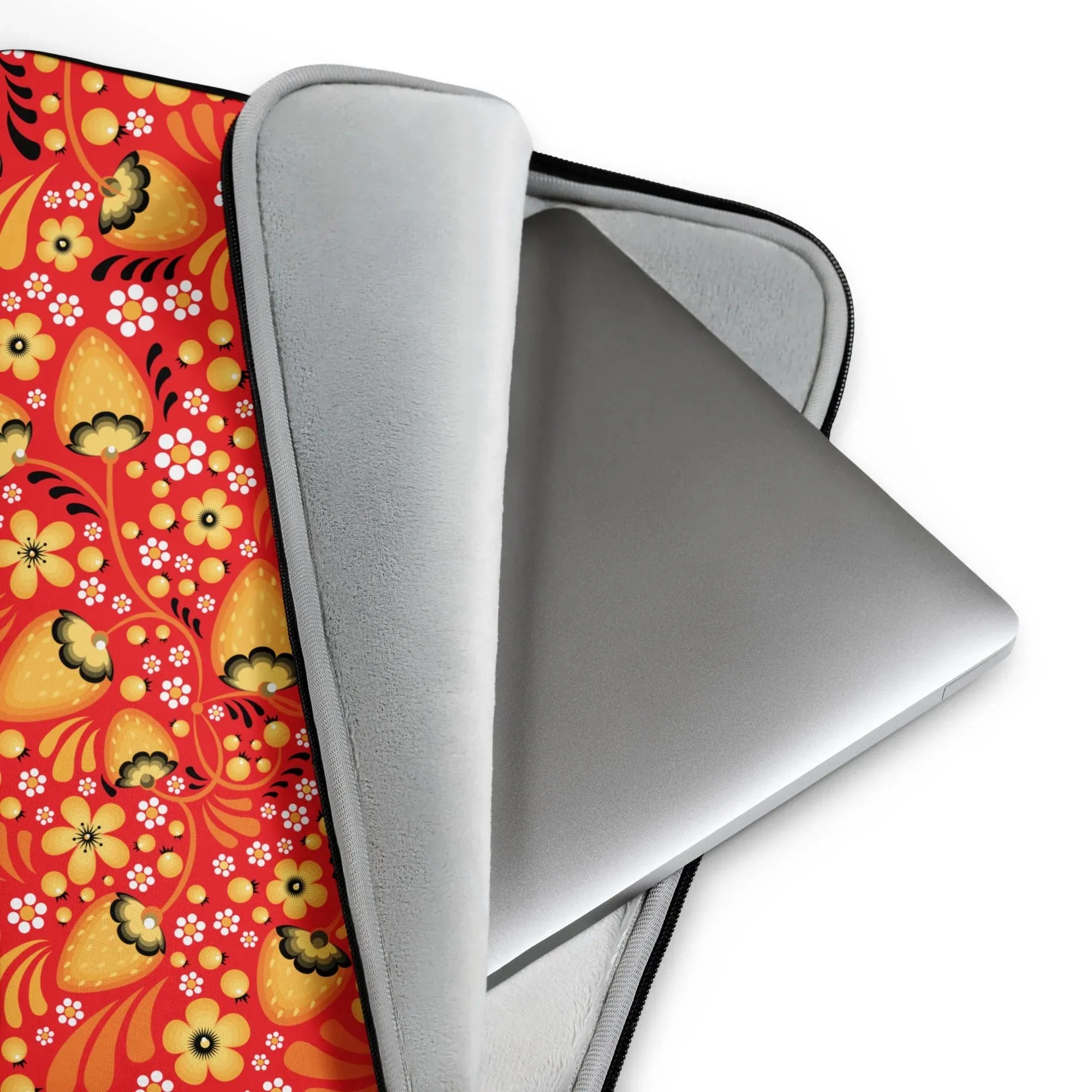Russian Red Khokhloma Laptop Case - The Global Wanderer
