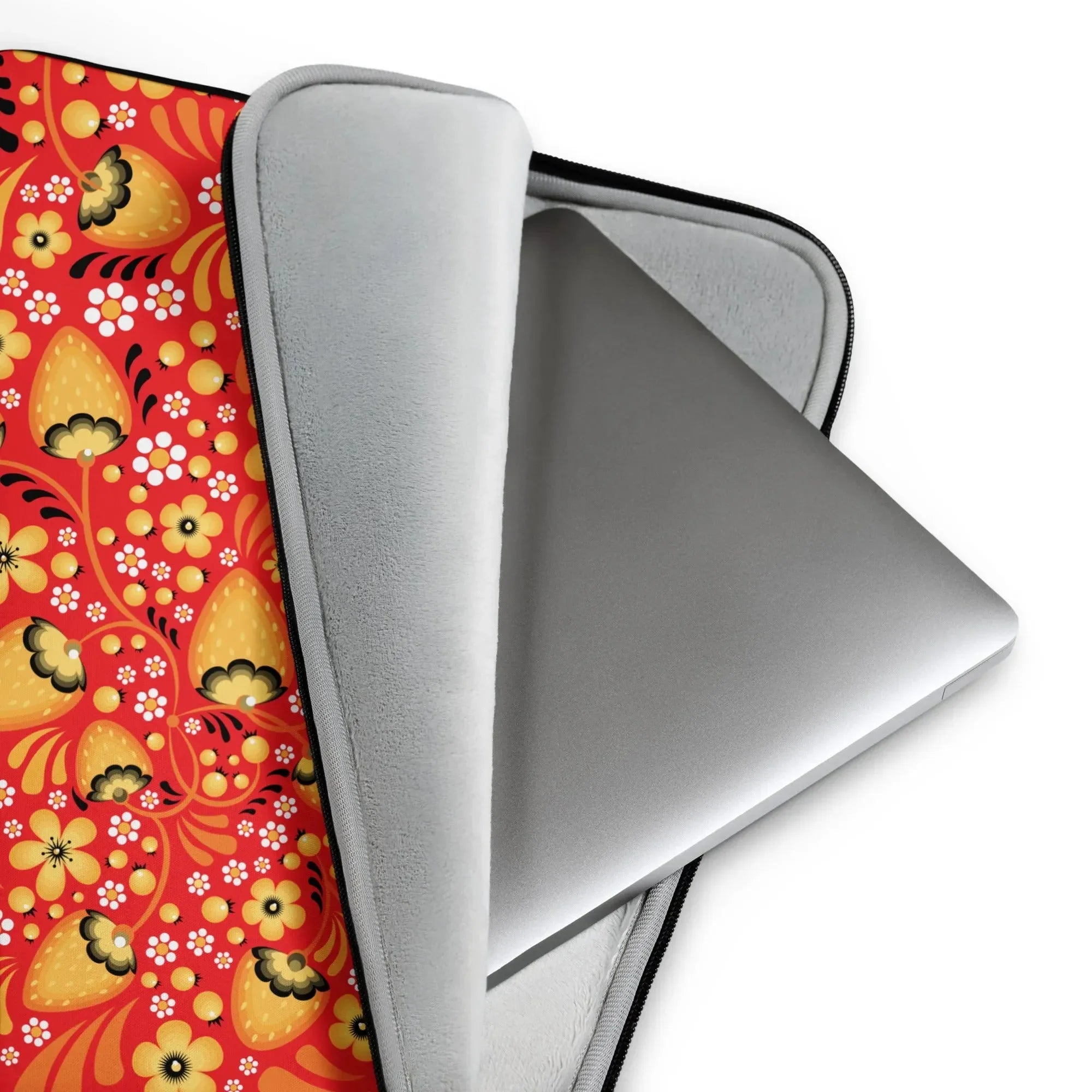 Russian Red Khokhloma Laptop Case - The Global Wanderer