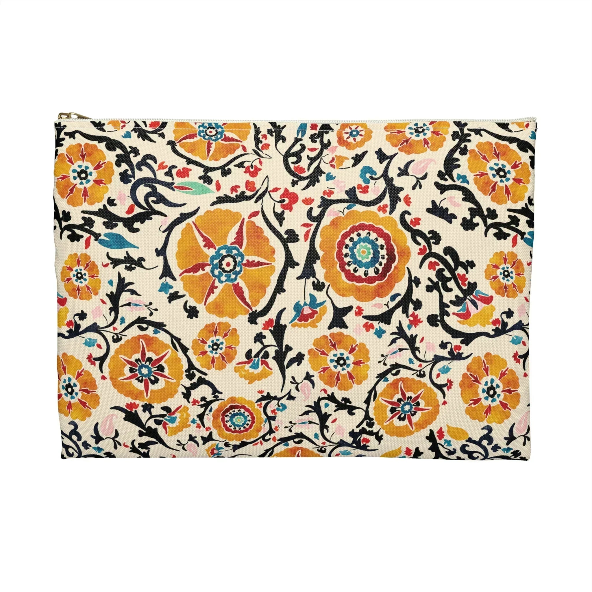 Samarkand Suzani Flat Pouch - The Global Wanderer